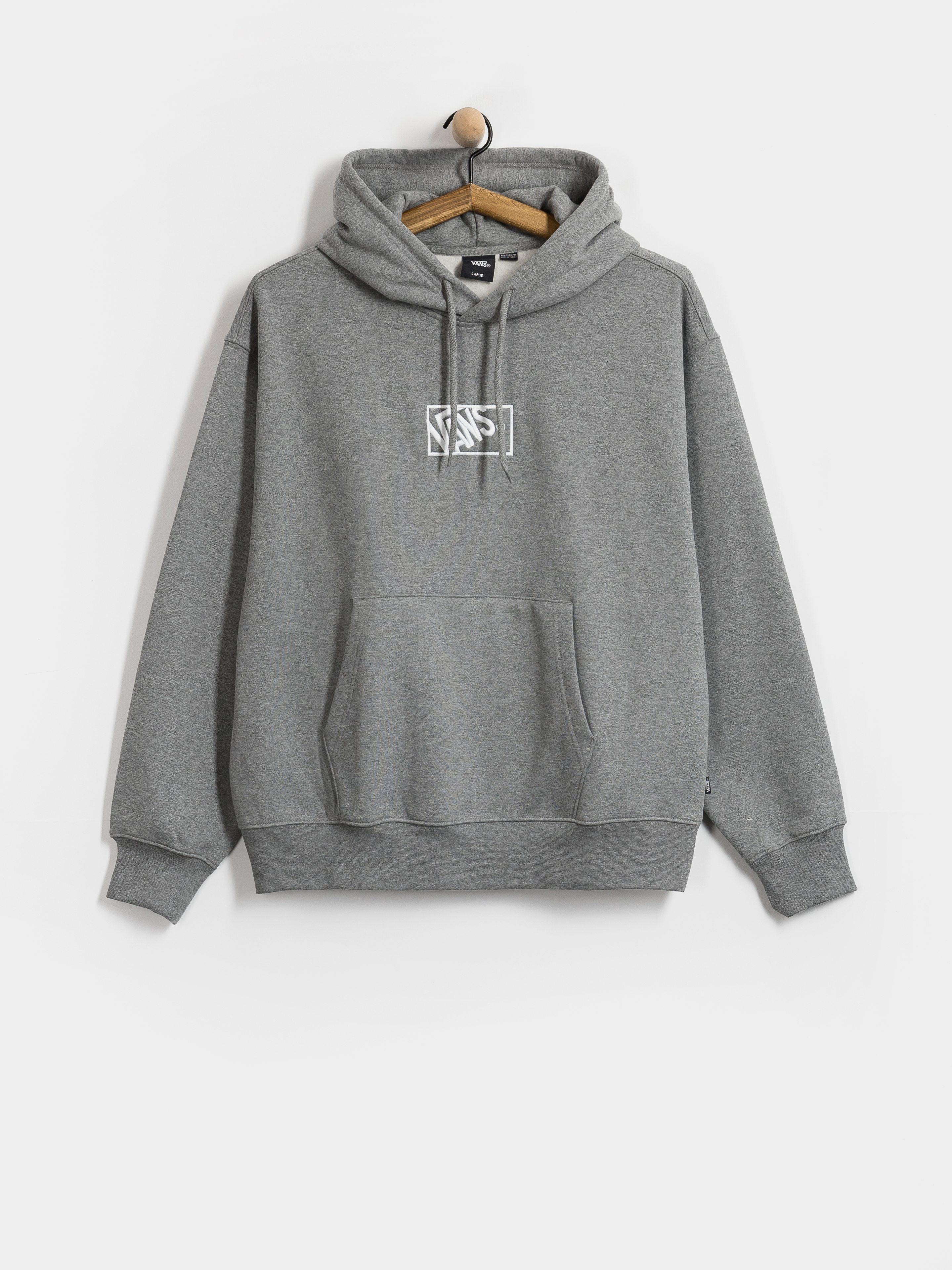 Mikina s kapucí Vans Blocked Box HD (cement heather)