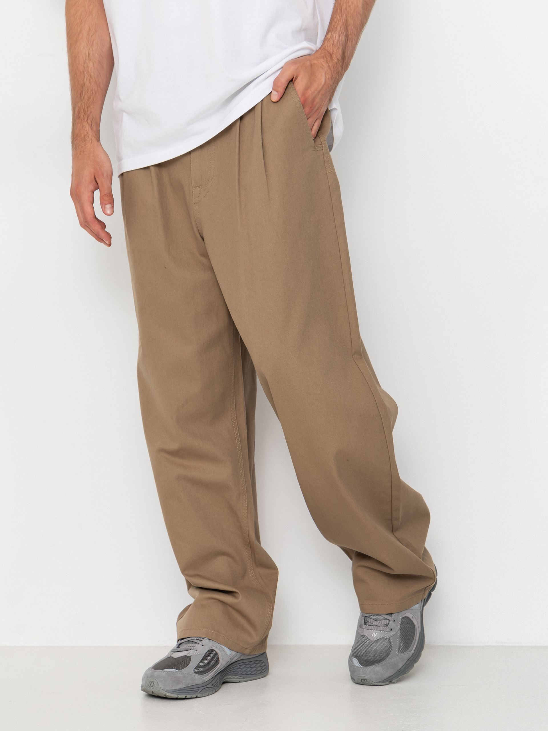 Kalhoty Volcom Baggos Pleat (khaki)