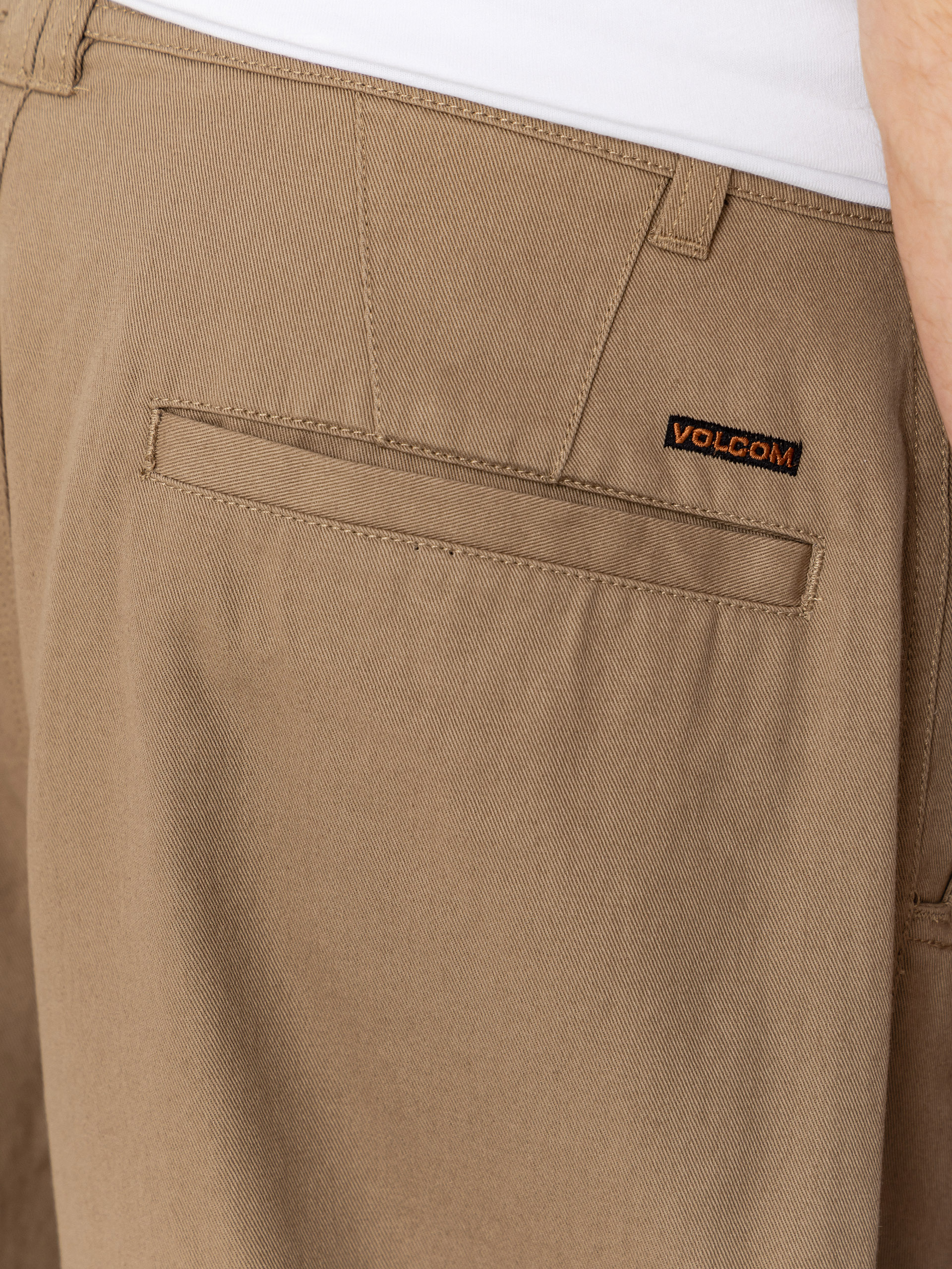 Kalhoty Volcom Baggos Pleat (khaki)