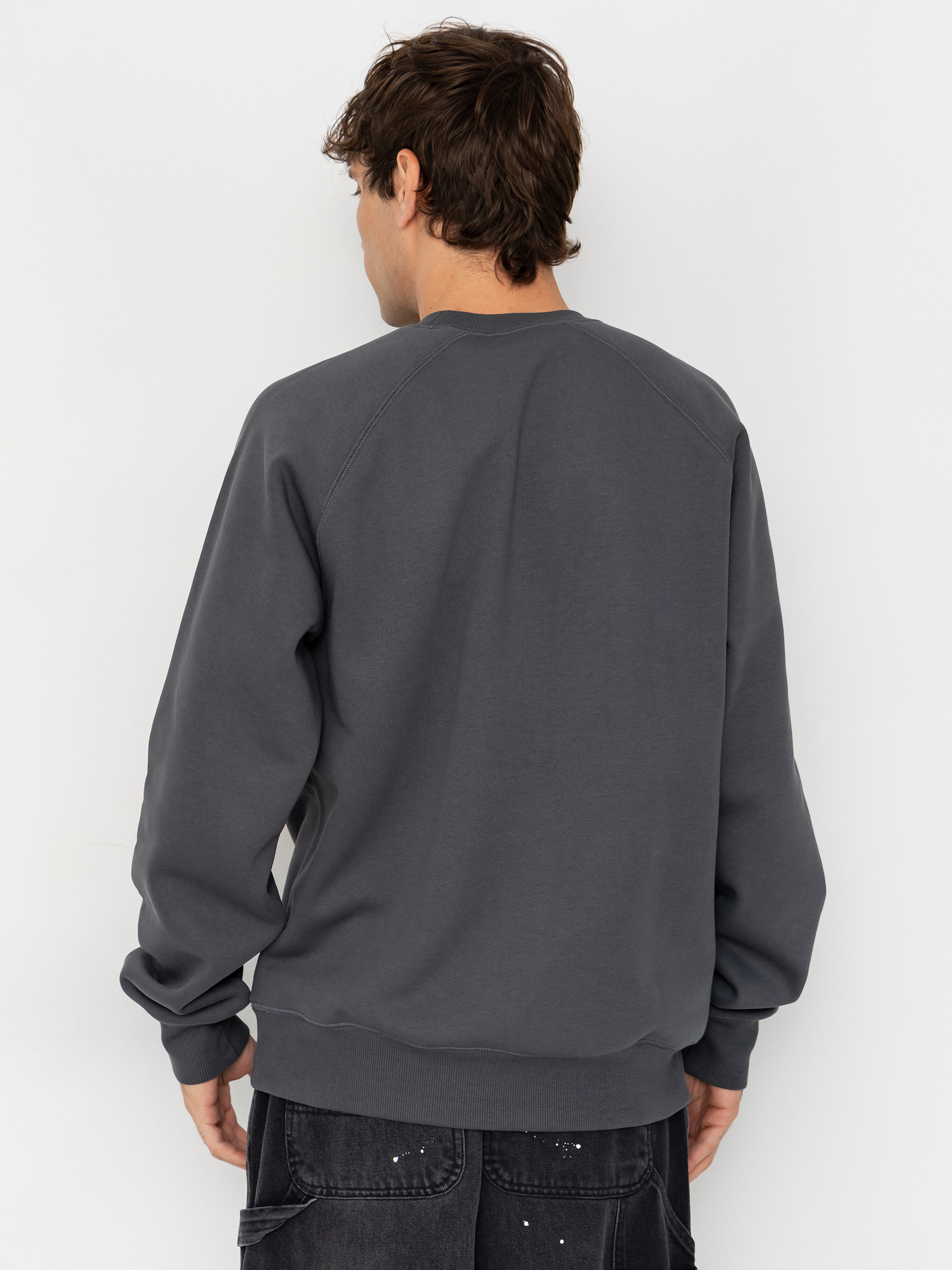 Mikina Carhartt WIP Chase (styx/gold)