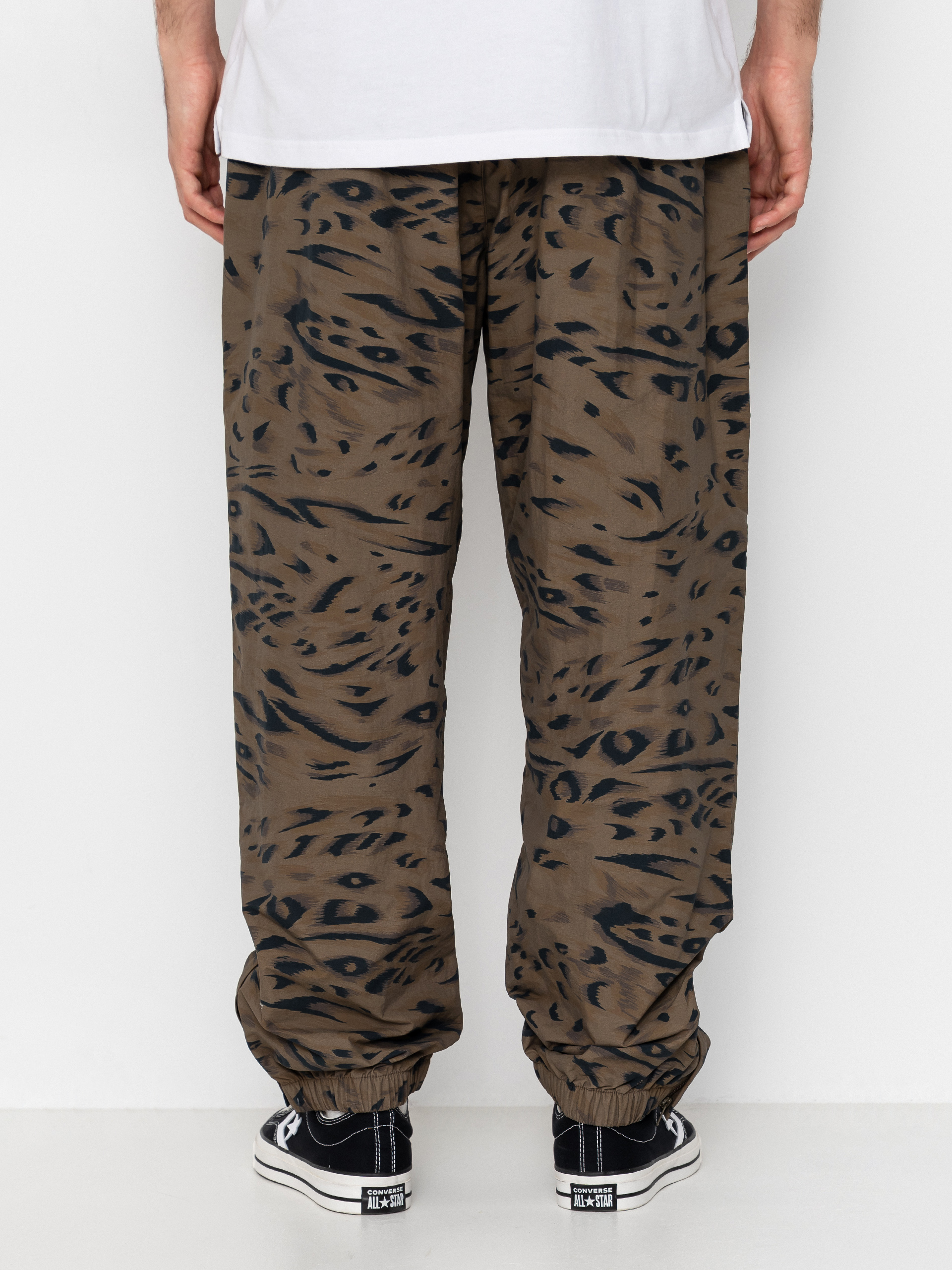 Kalhoty Carhartt WIP Travon (duck feather print cypress/black)