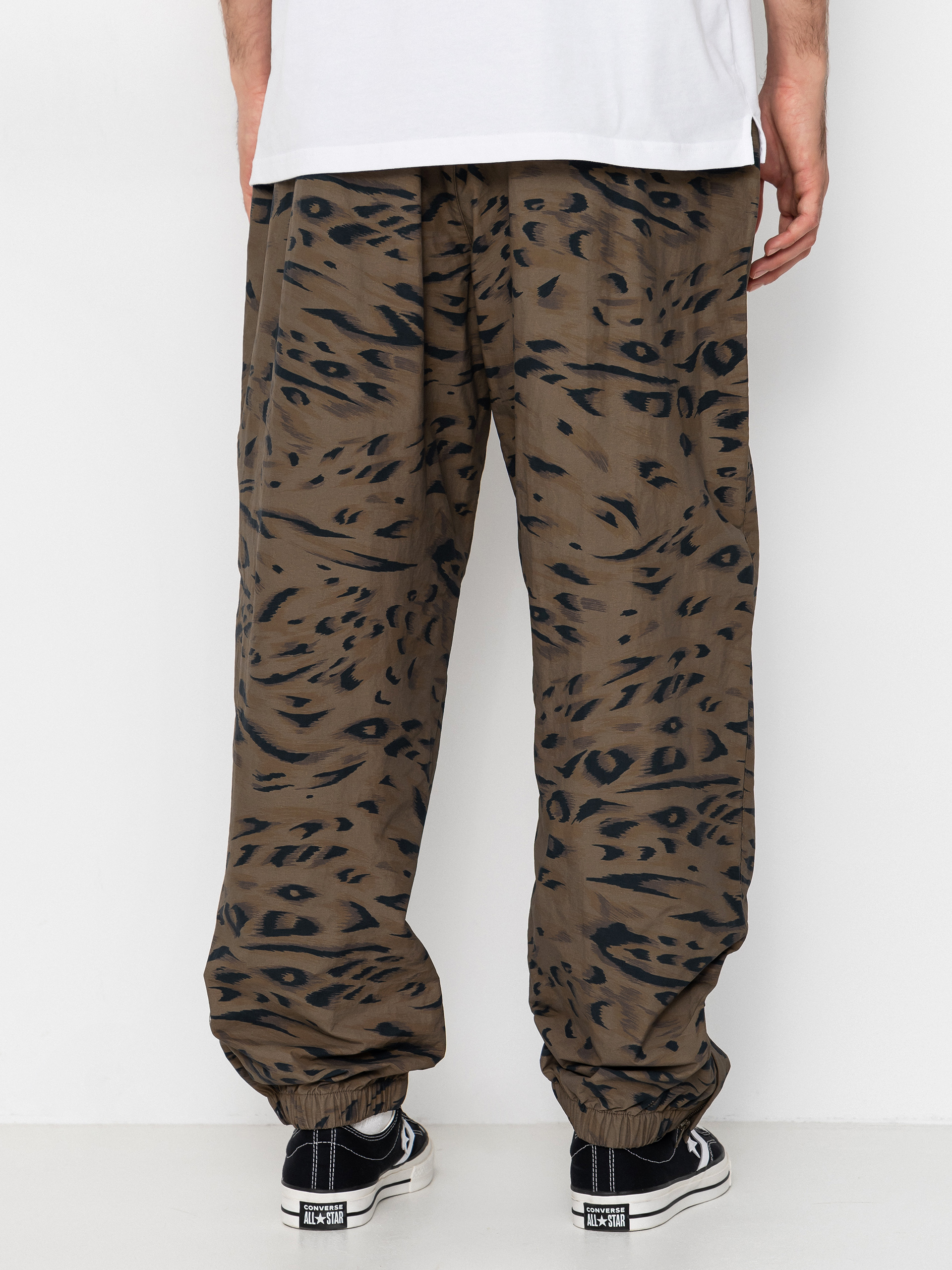 Kalhoty Carhartt WIP Travon (duck feather print cypress/black)