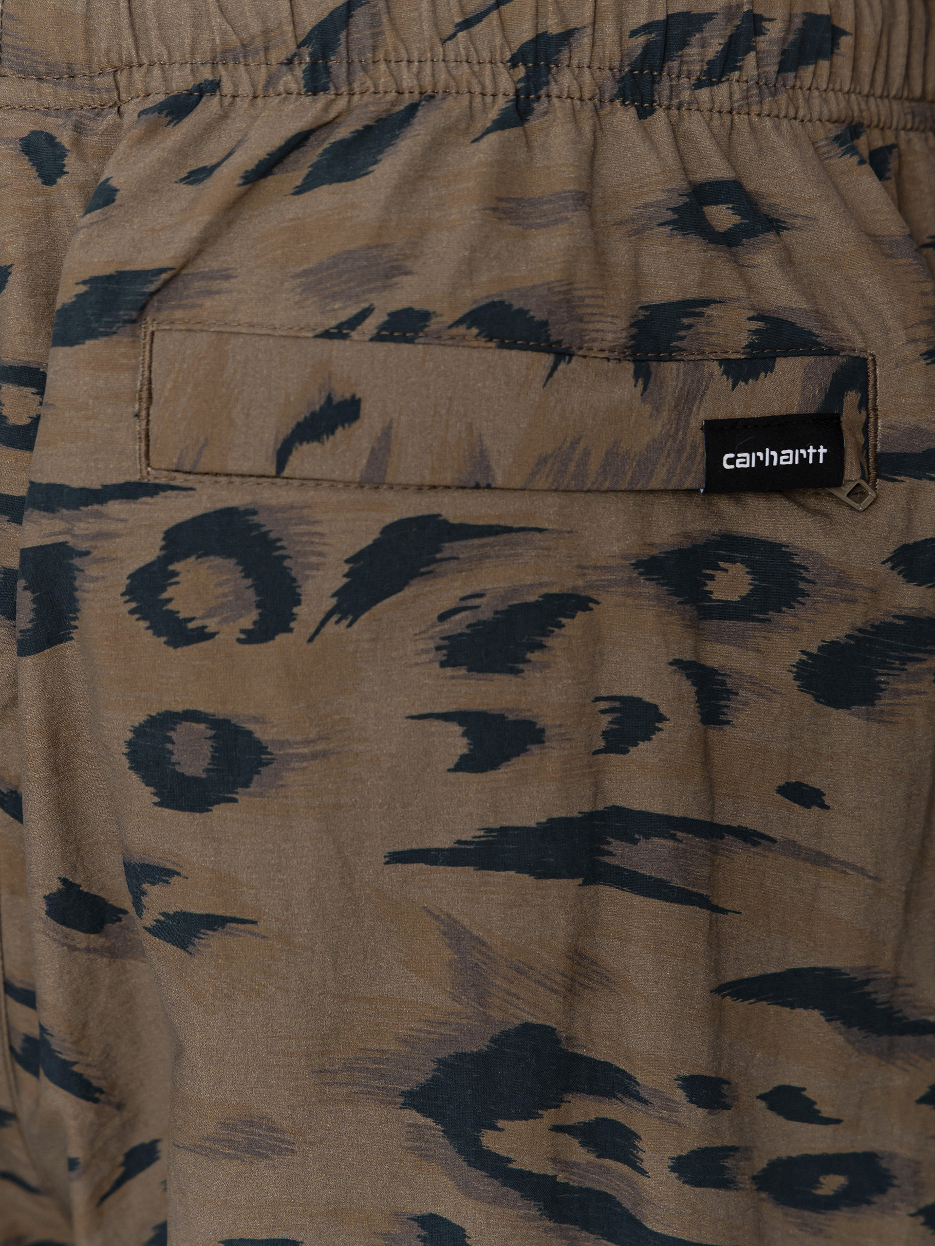 Kalhoty Carhartt WIP Travon (duck feather print cypress/black)