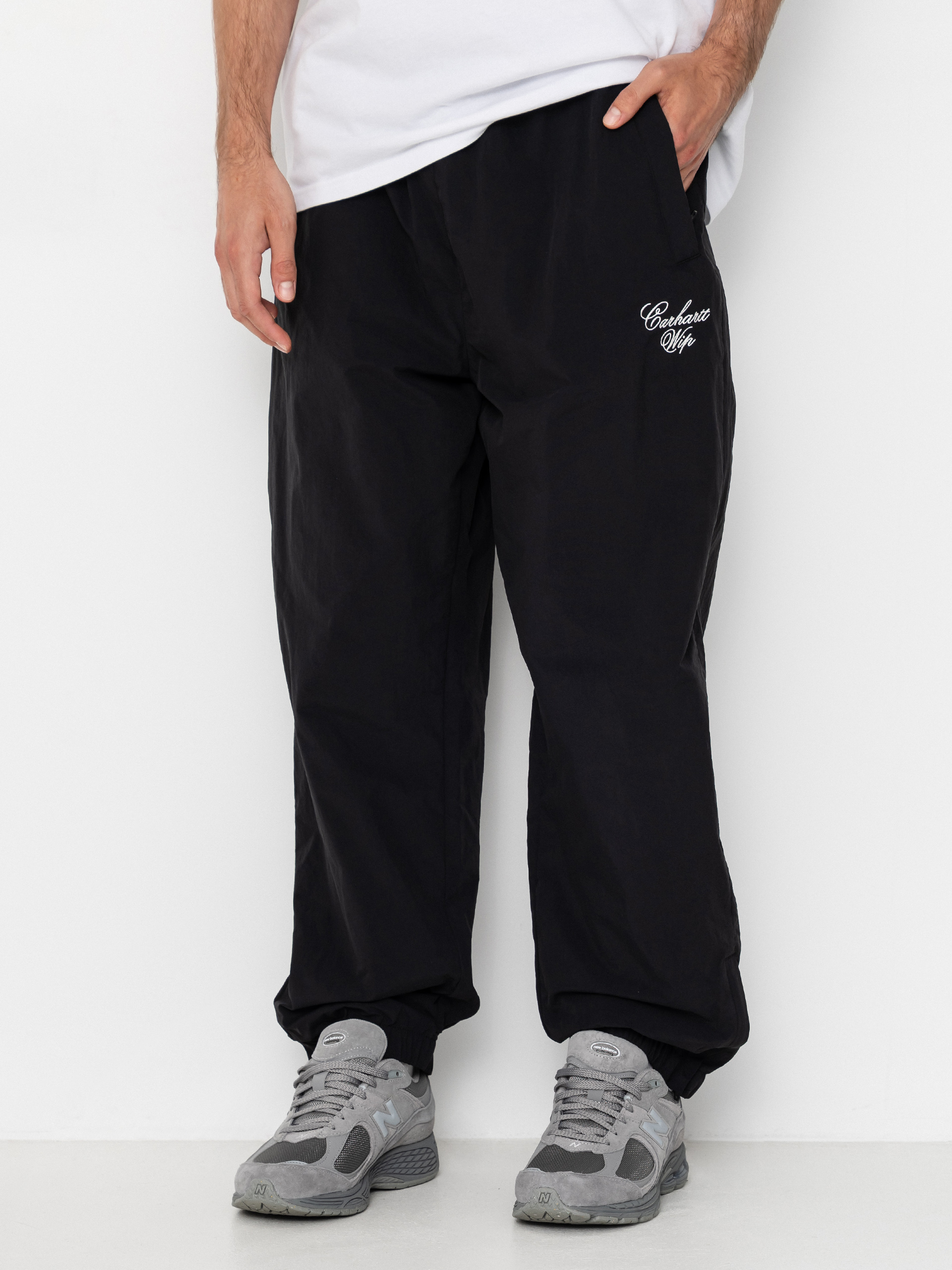 Kalhoty Carhartt WIP Travon (black/wax)