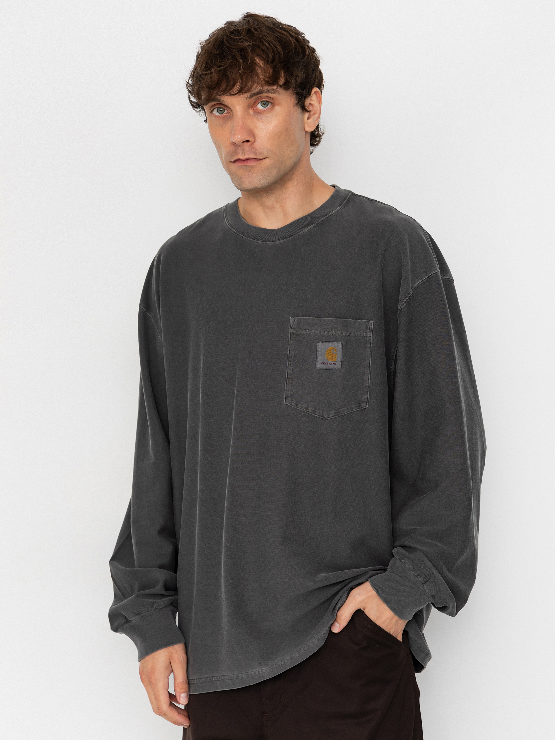 Triko Carhartt WIP Loose Pocket (black)