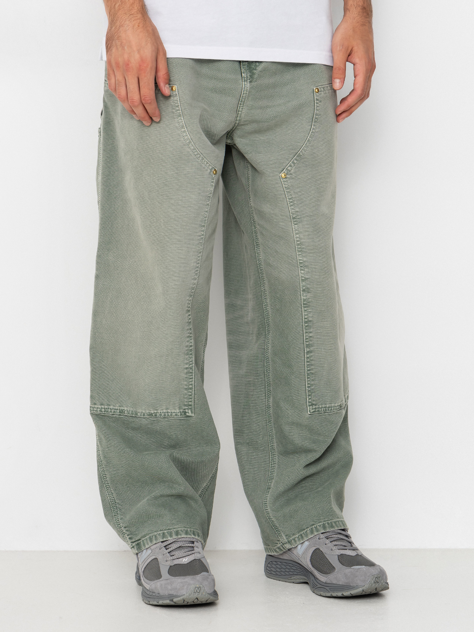 Kalhoty Carhartt WIP OG Double Knee (shady green)