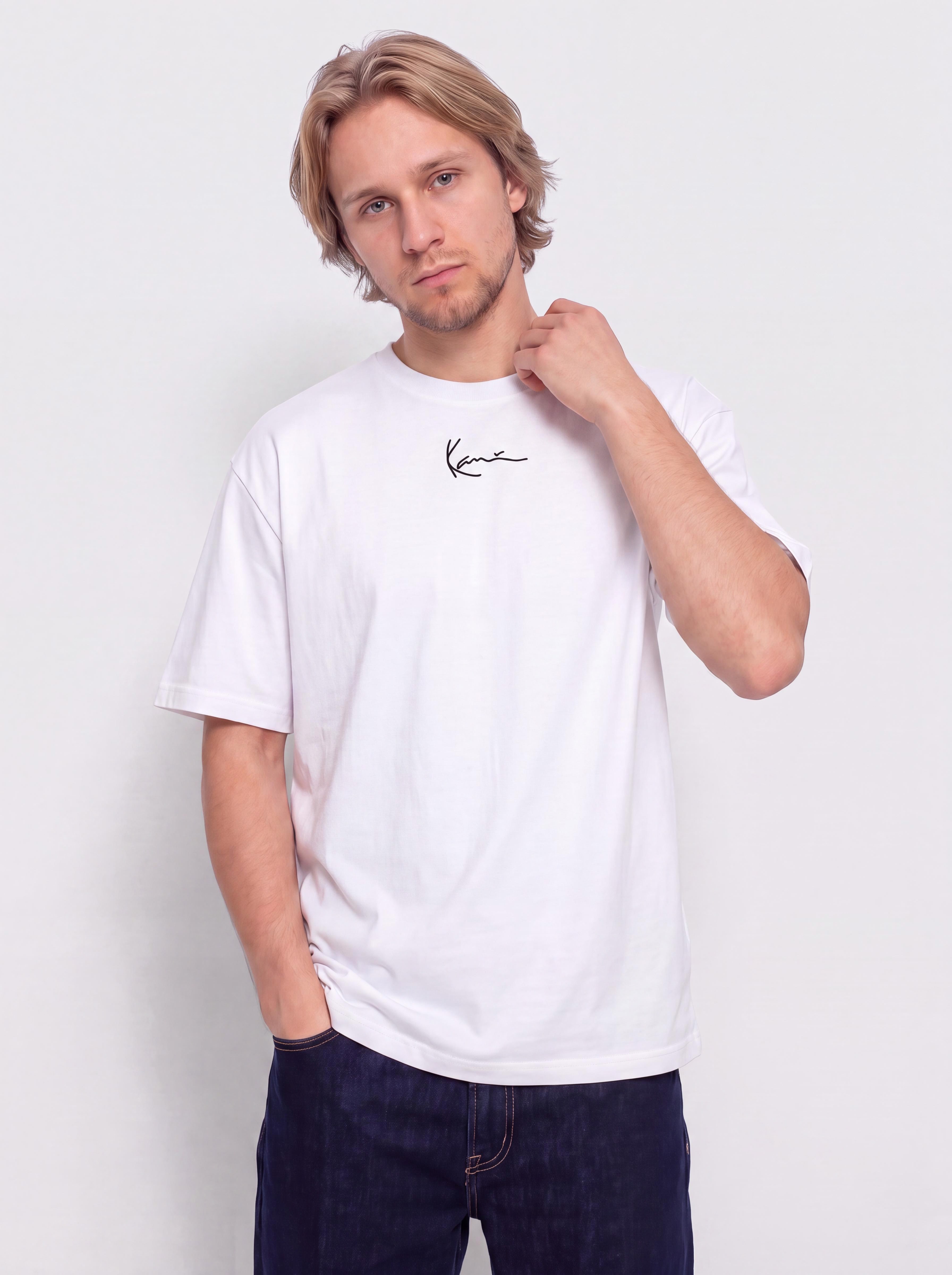 Tričko Karl Kani Signature (white)