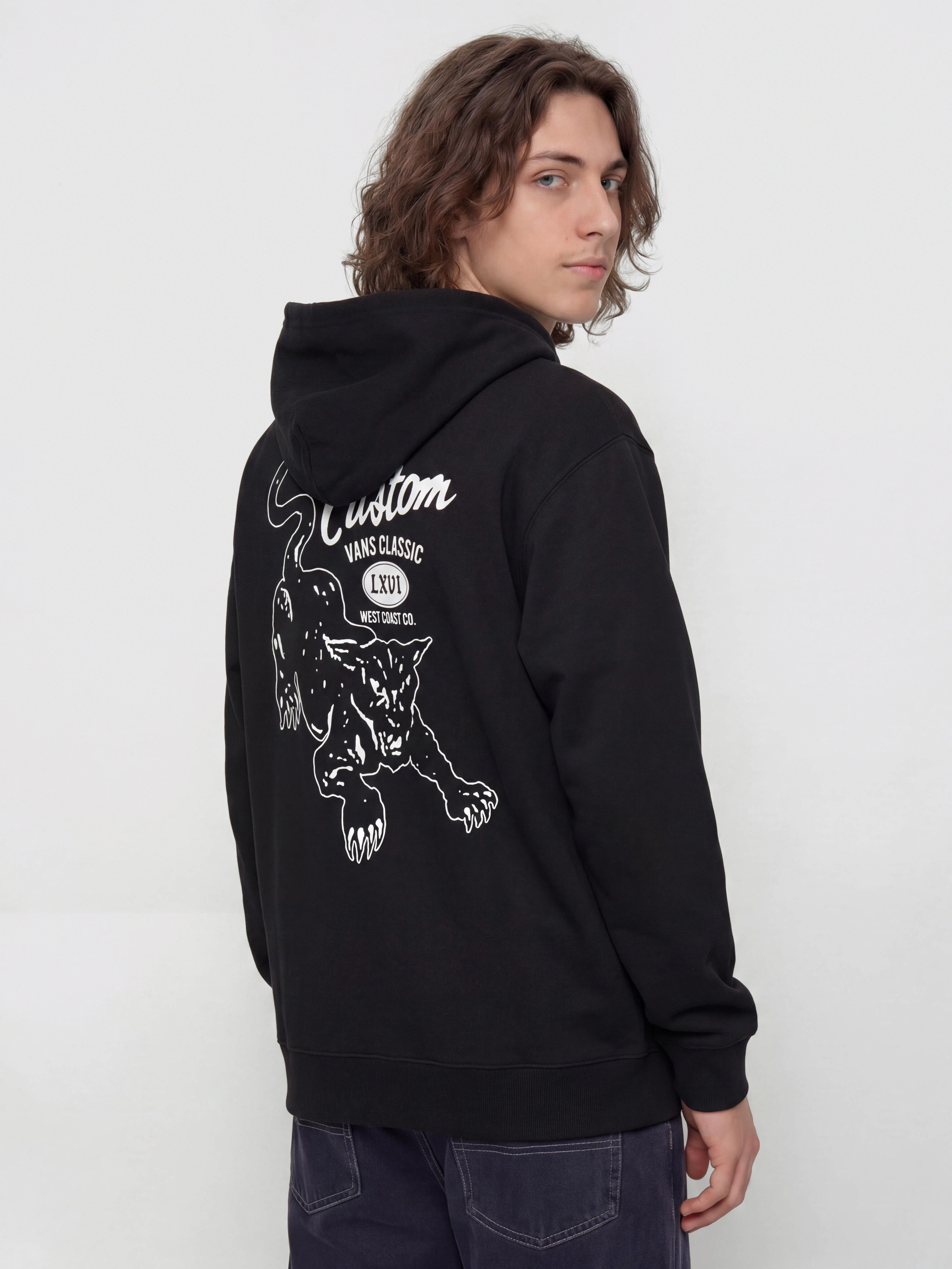Mikina s kapucí Vans Custom Cat HD