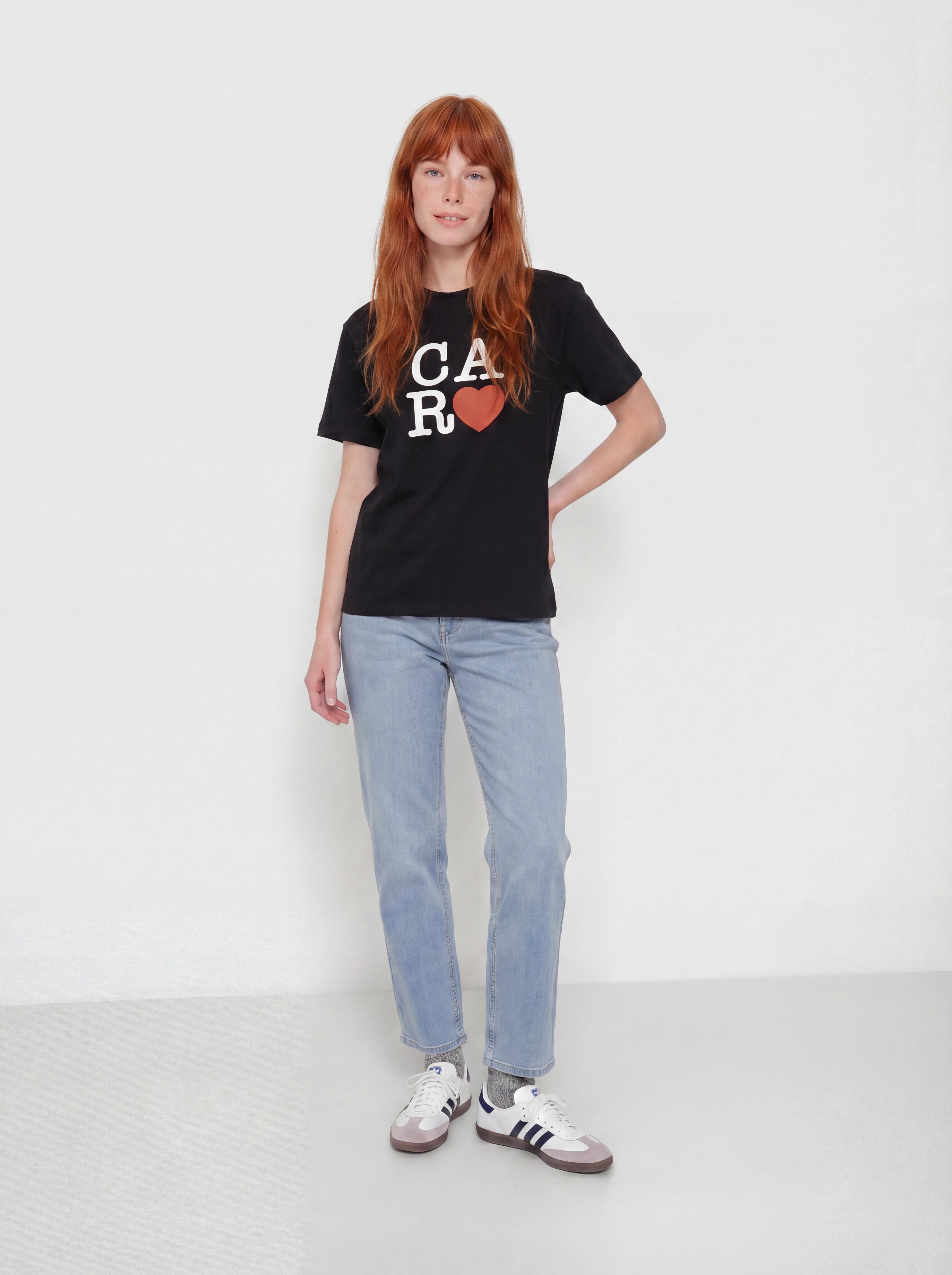 Tričko Carhartt WIP I Hartt Wmn (black)