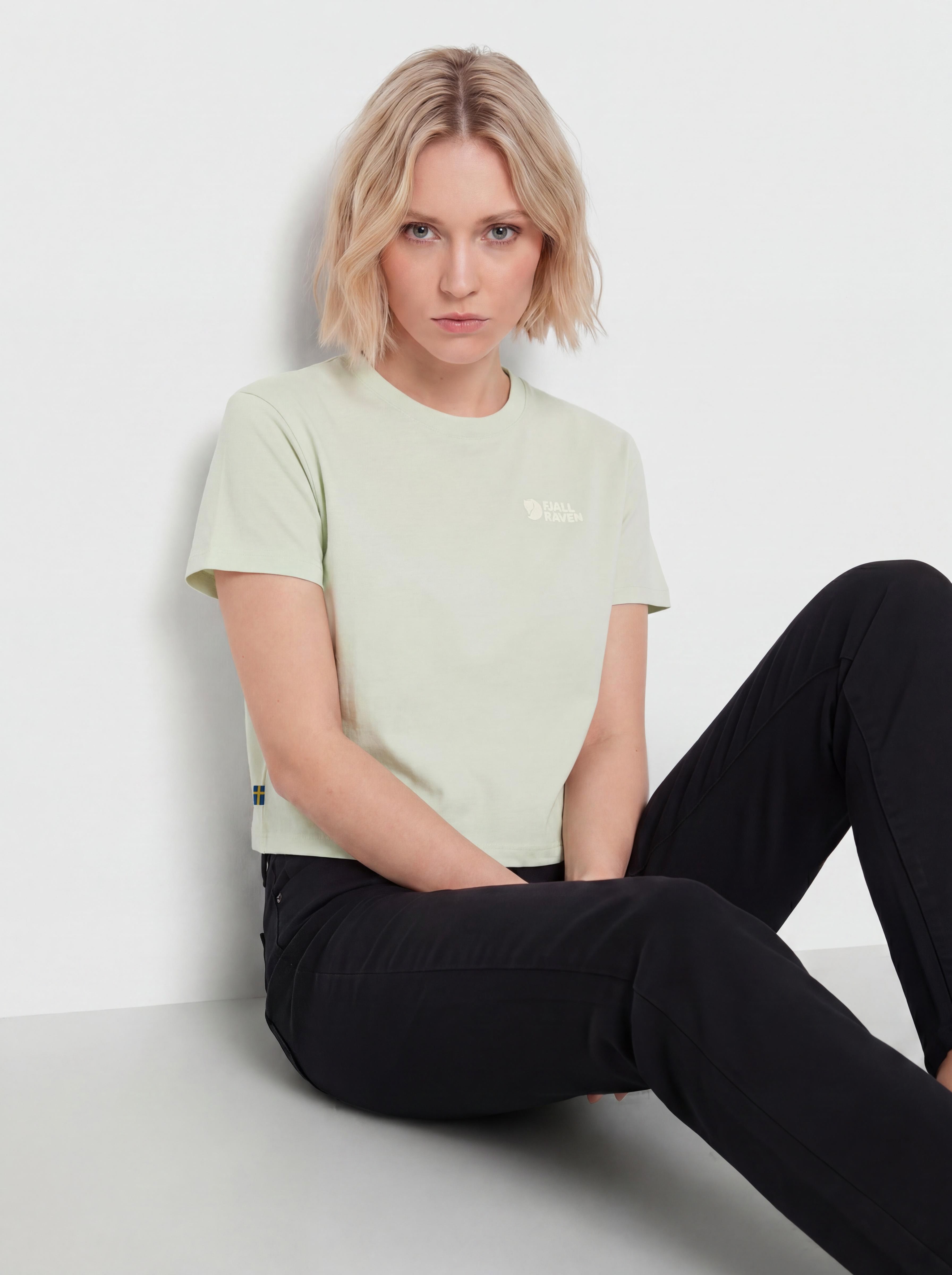 Tričko Fjallraven Forest Walk Wmn (soft jade)