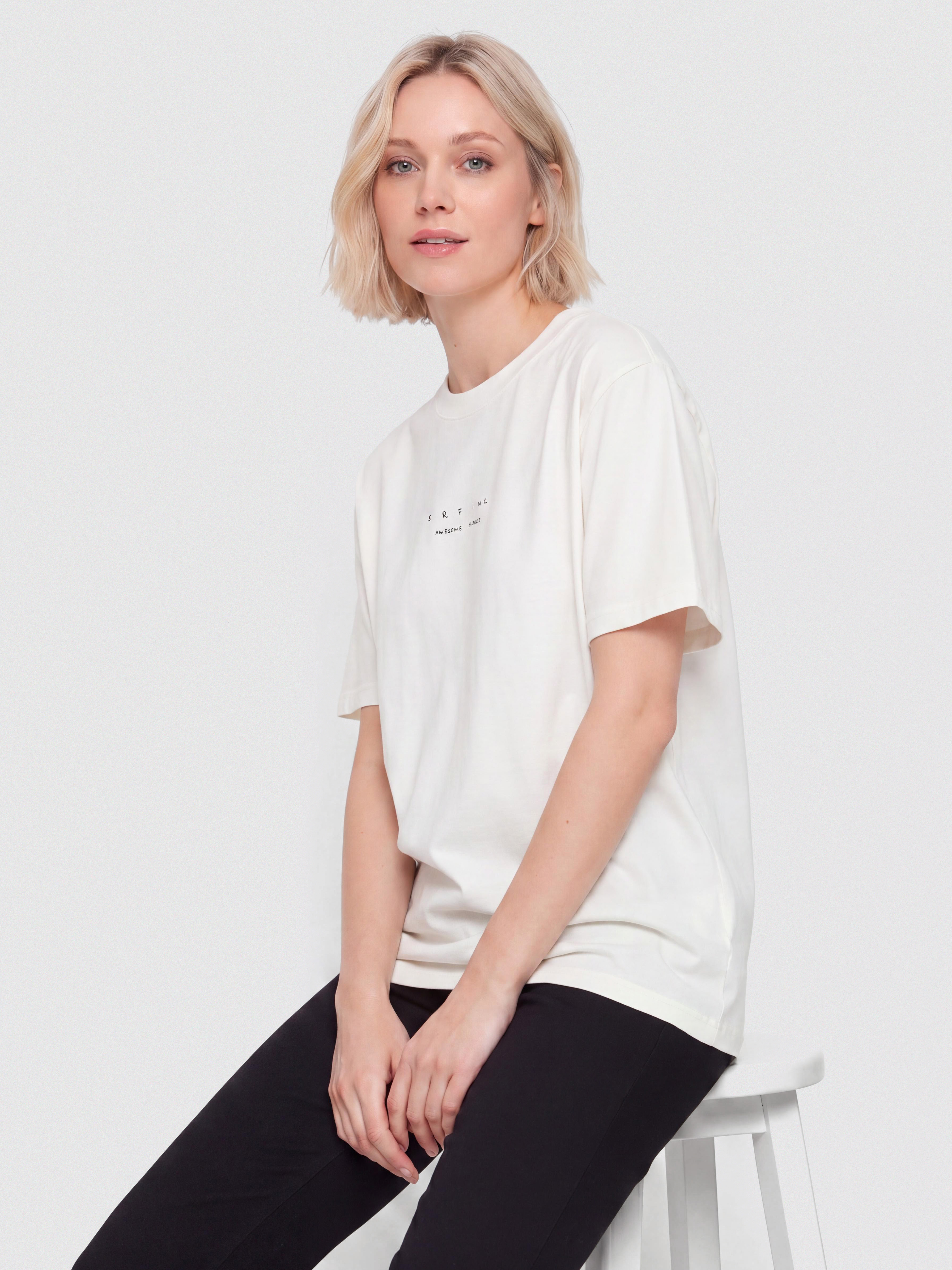 Tričko Surf Inc Friends (vintage white)