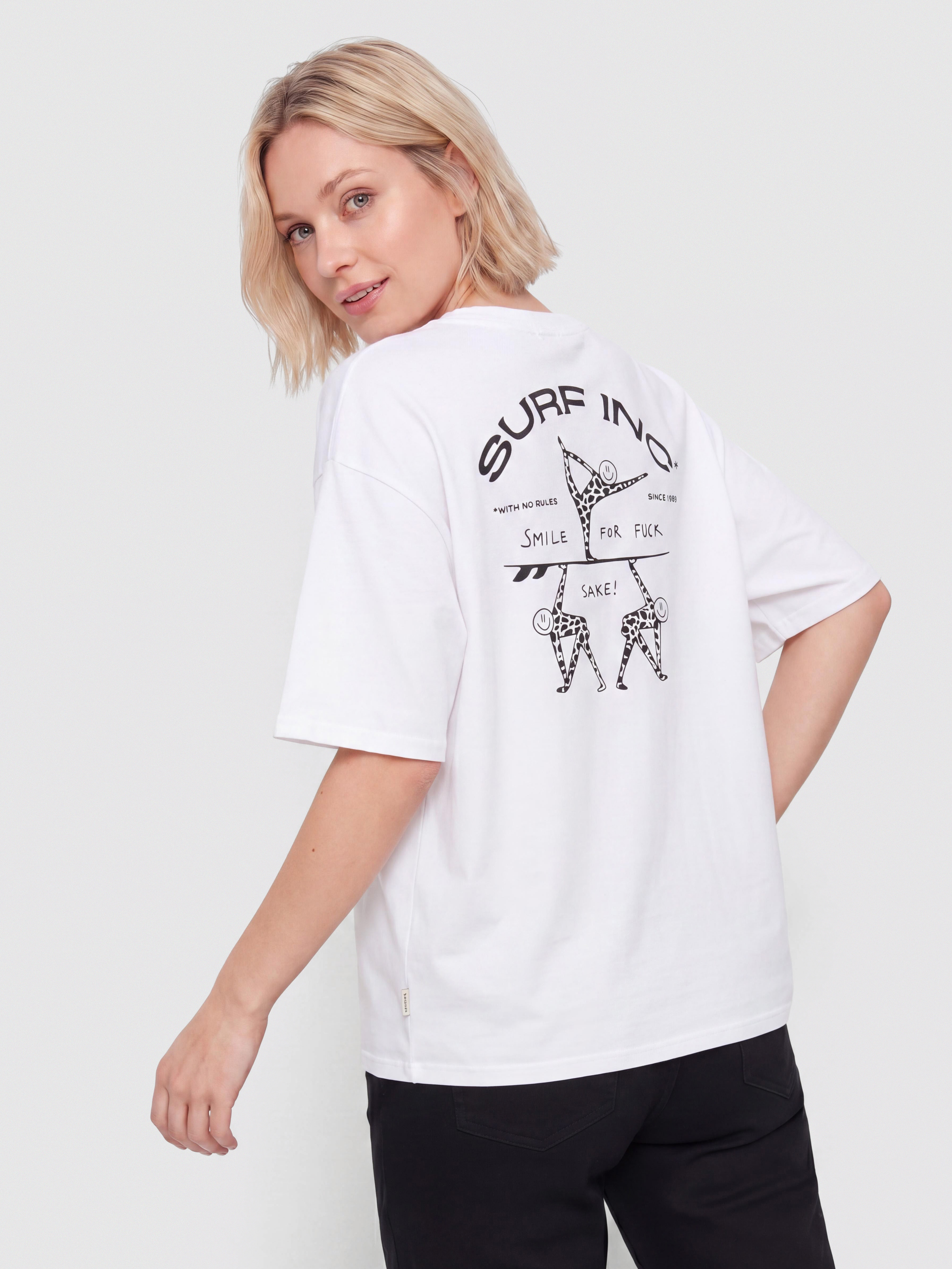Tričko Surf Inc No Rules (paper white)