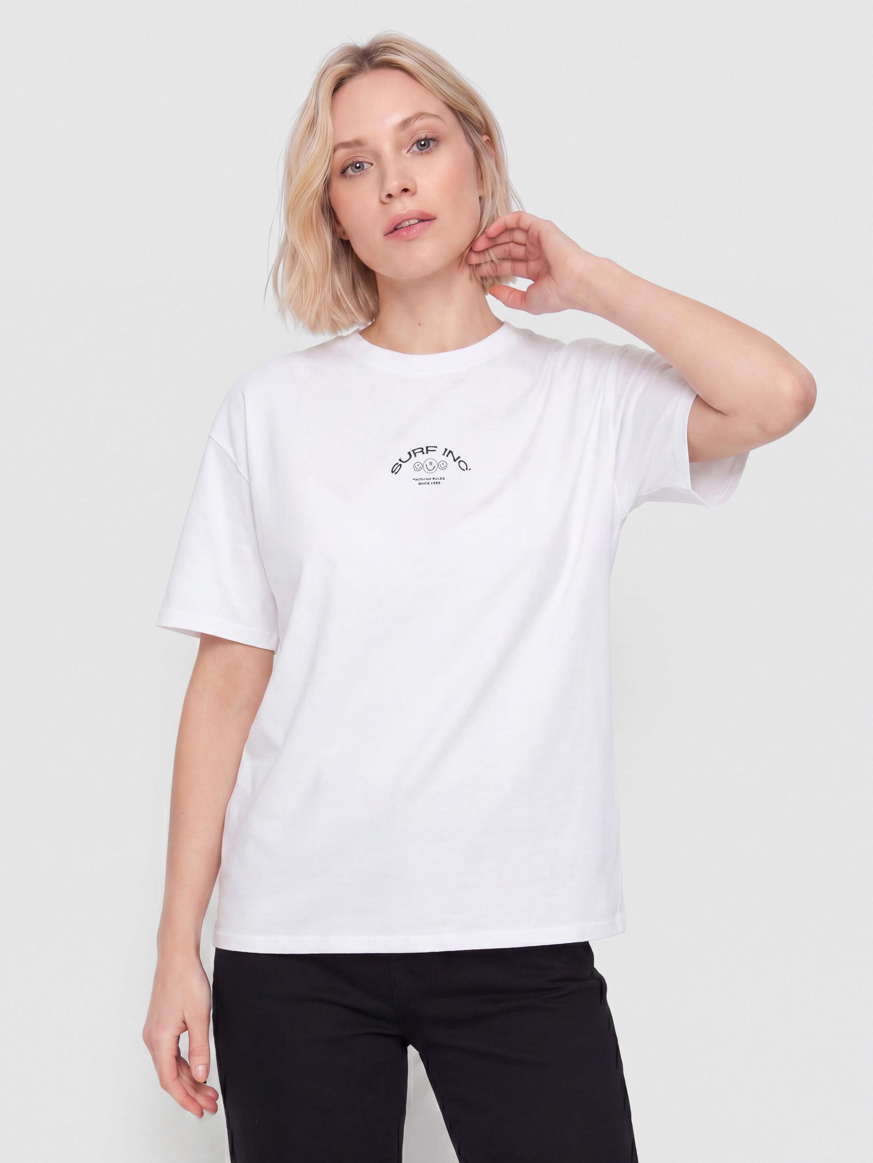 Tričko Surf Inc No Rules (paper white)
