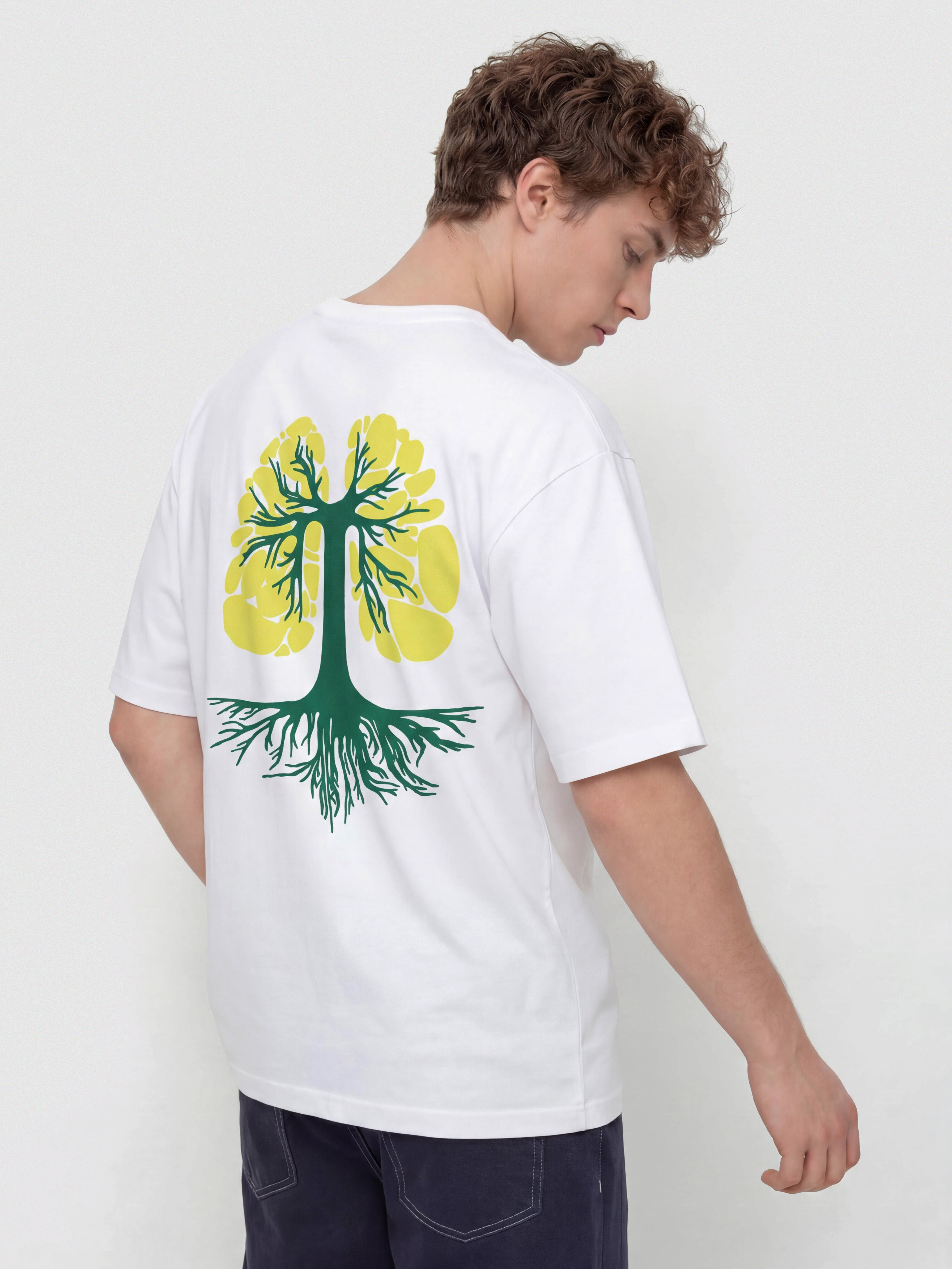 Tričko Patagonia Run Like Roots (white)