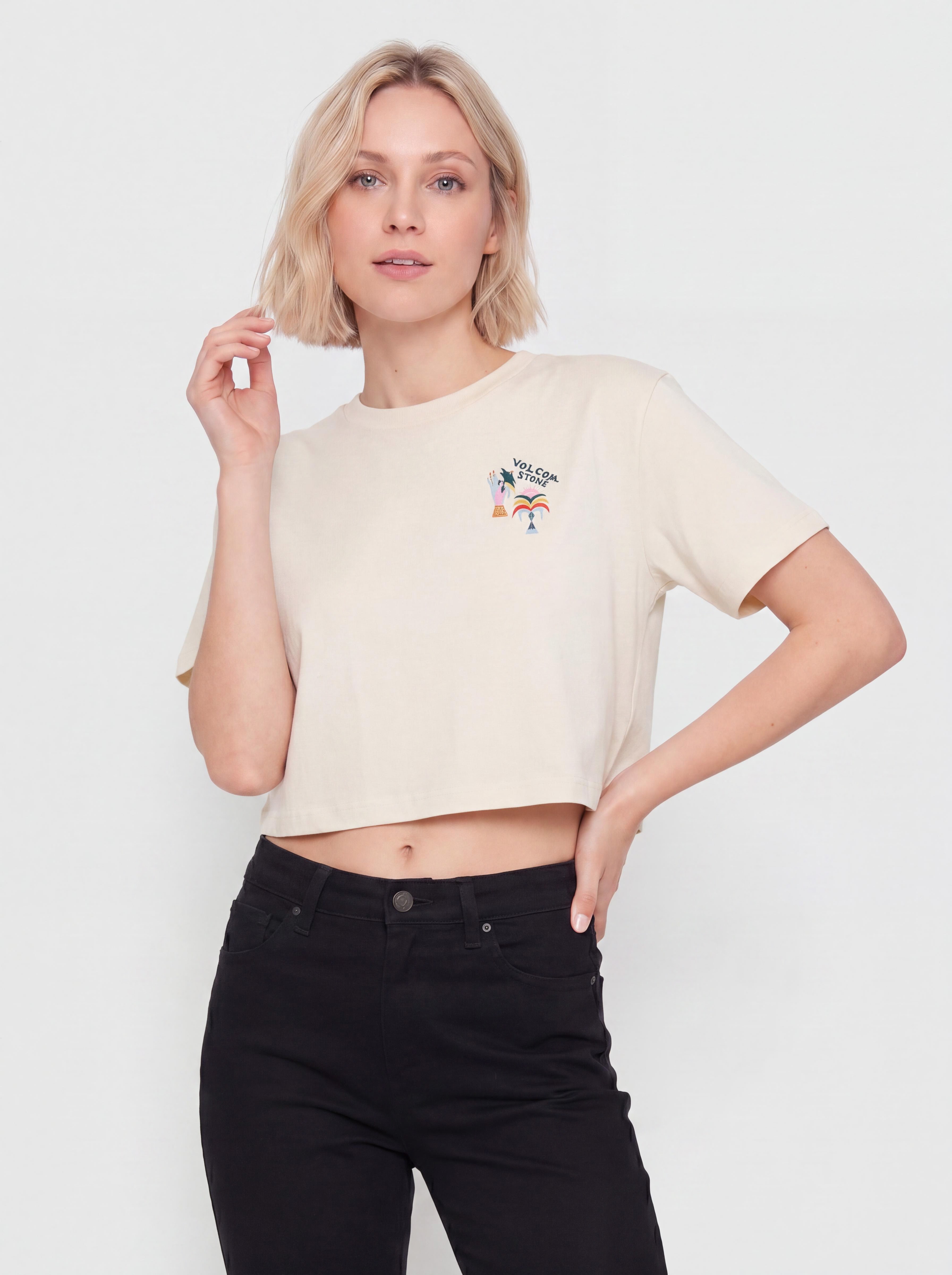 Tričko Volcom Fa Bruno Lucas Wmn (vintage white)