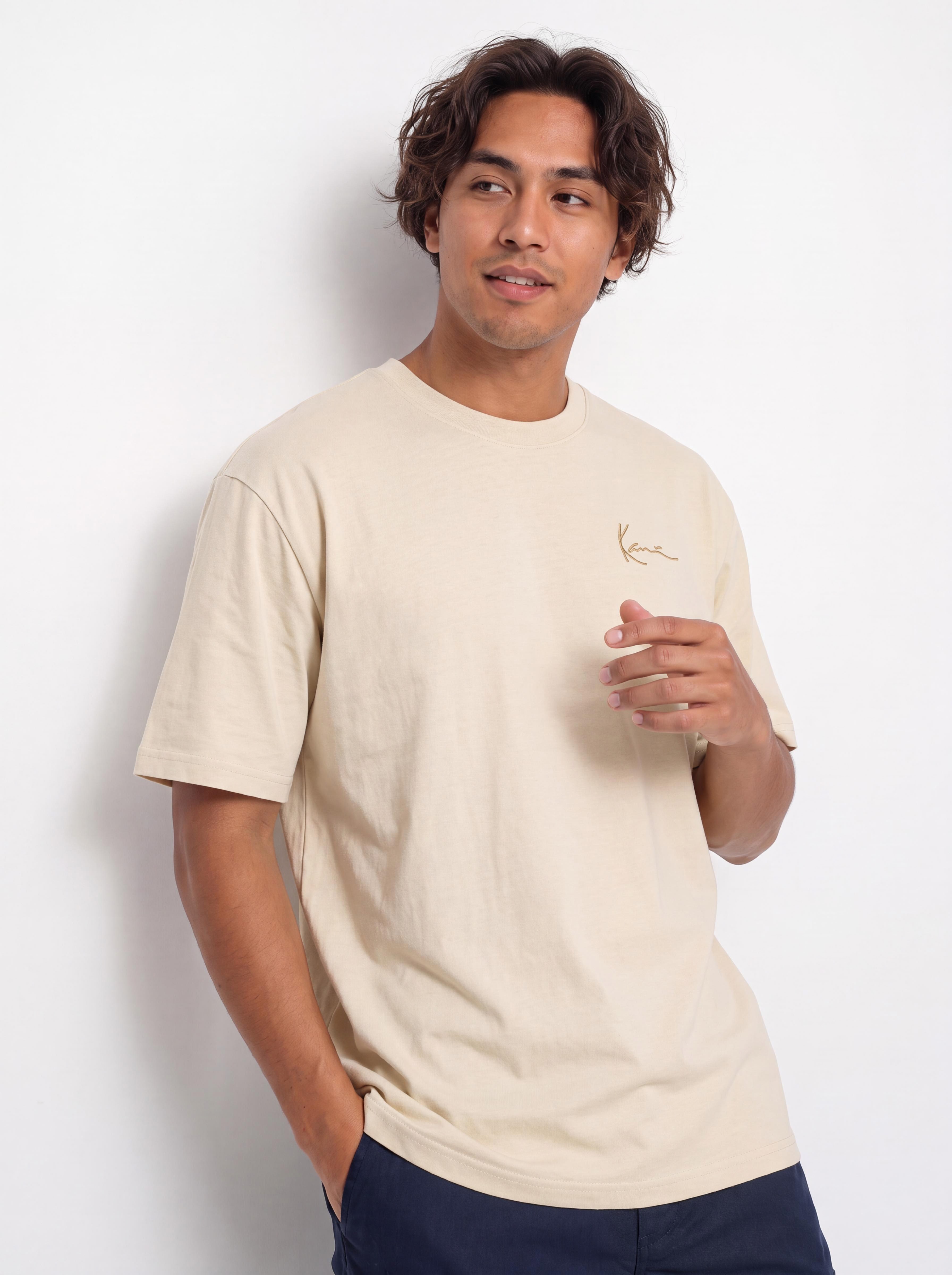 Tričko Karl Kani Slogan Boxy (beige)