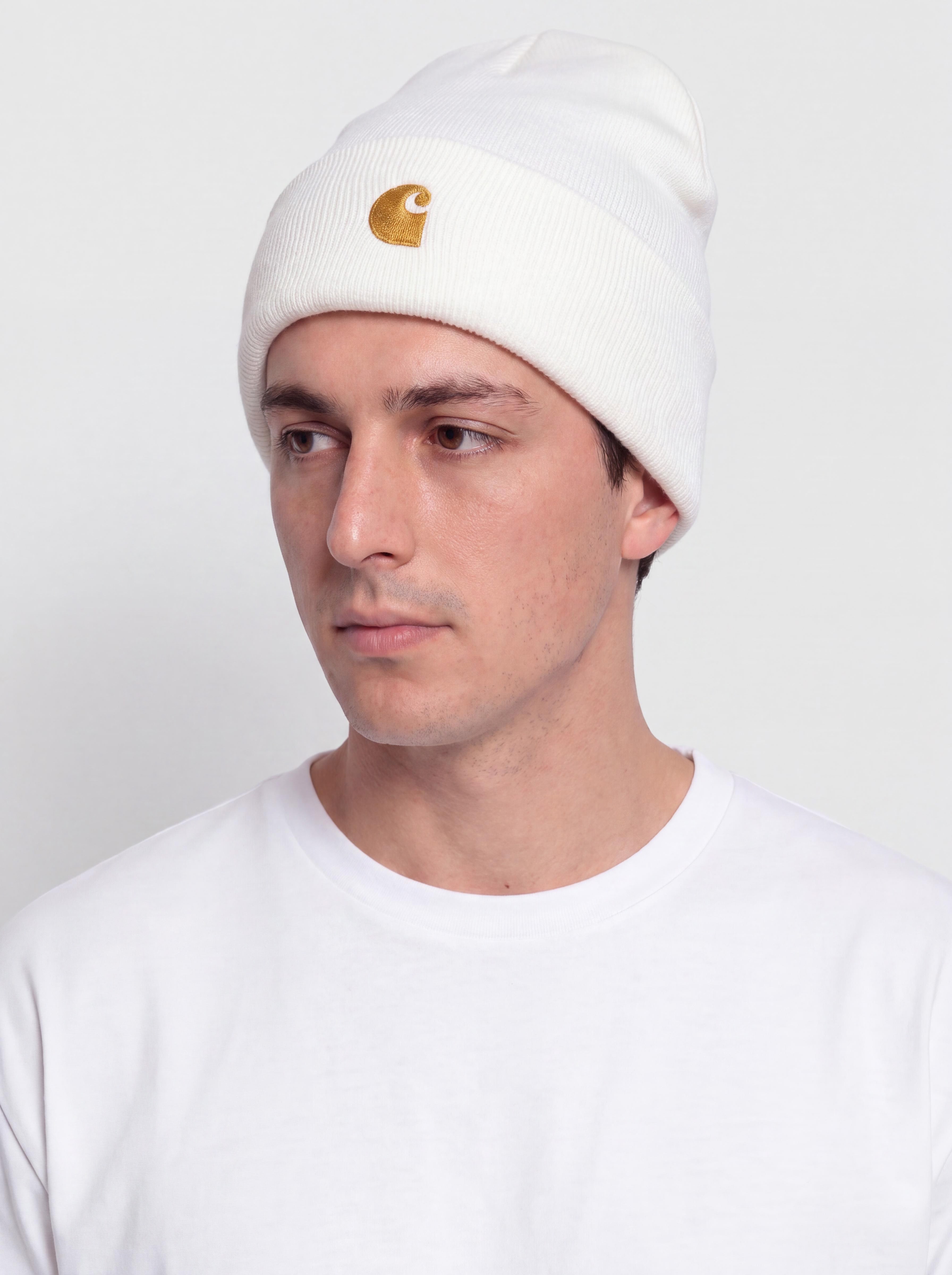 Čepice Carhartt WIP Chase (white/gold)