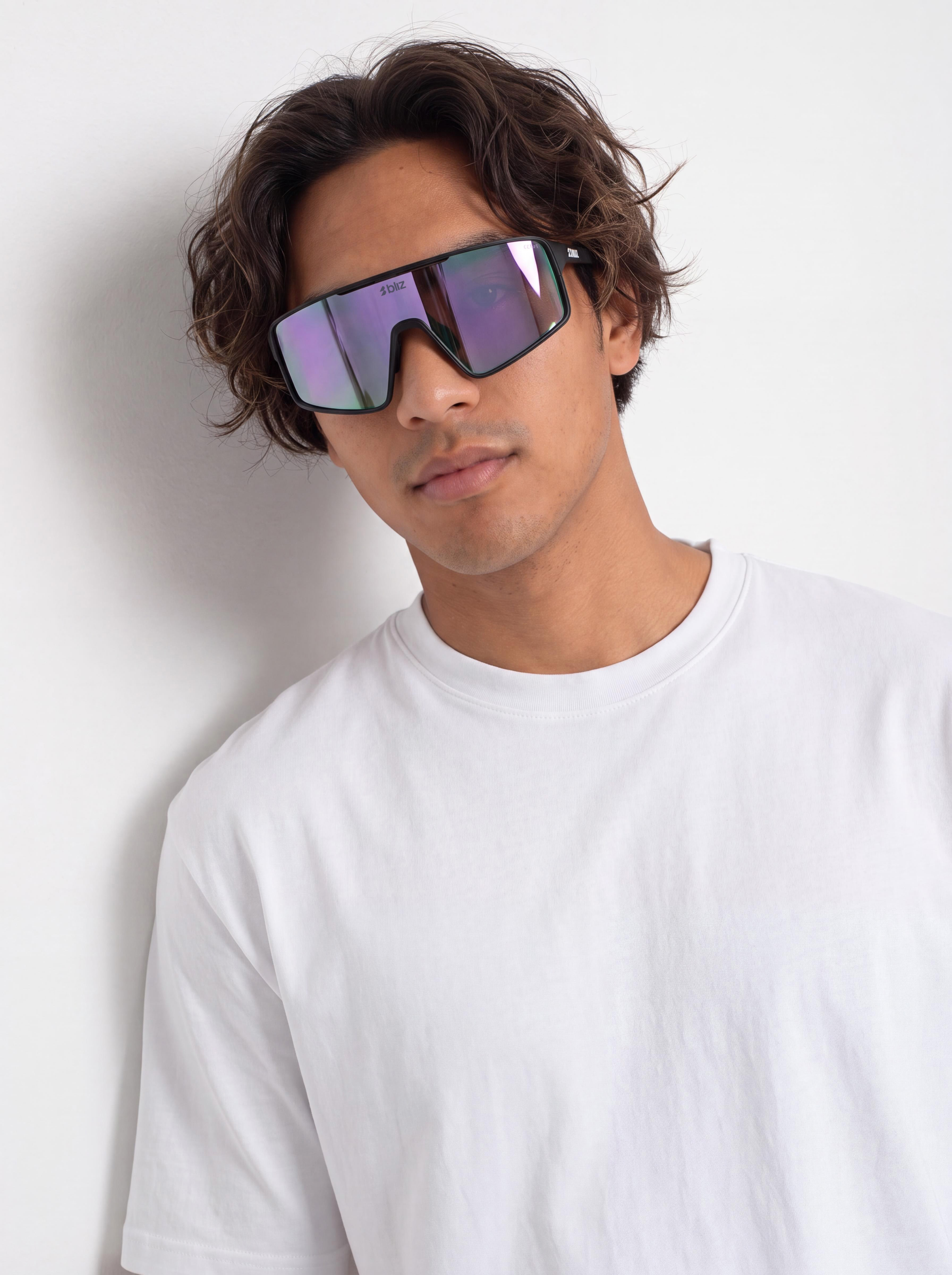 Sluneční brýle Bliz P001 (matt black/nano optics nordic light begonia - violet w blue multi)