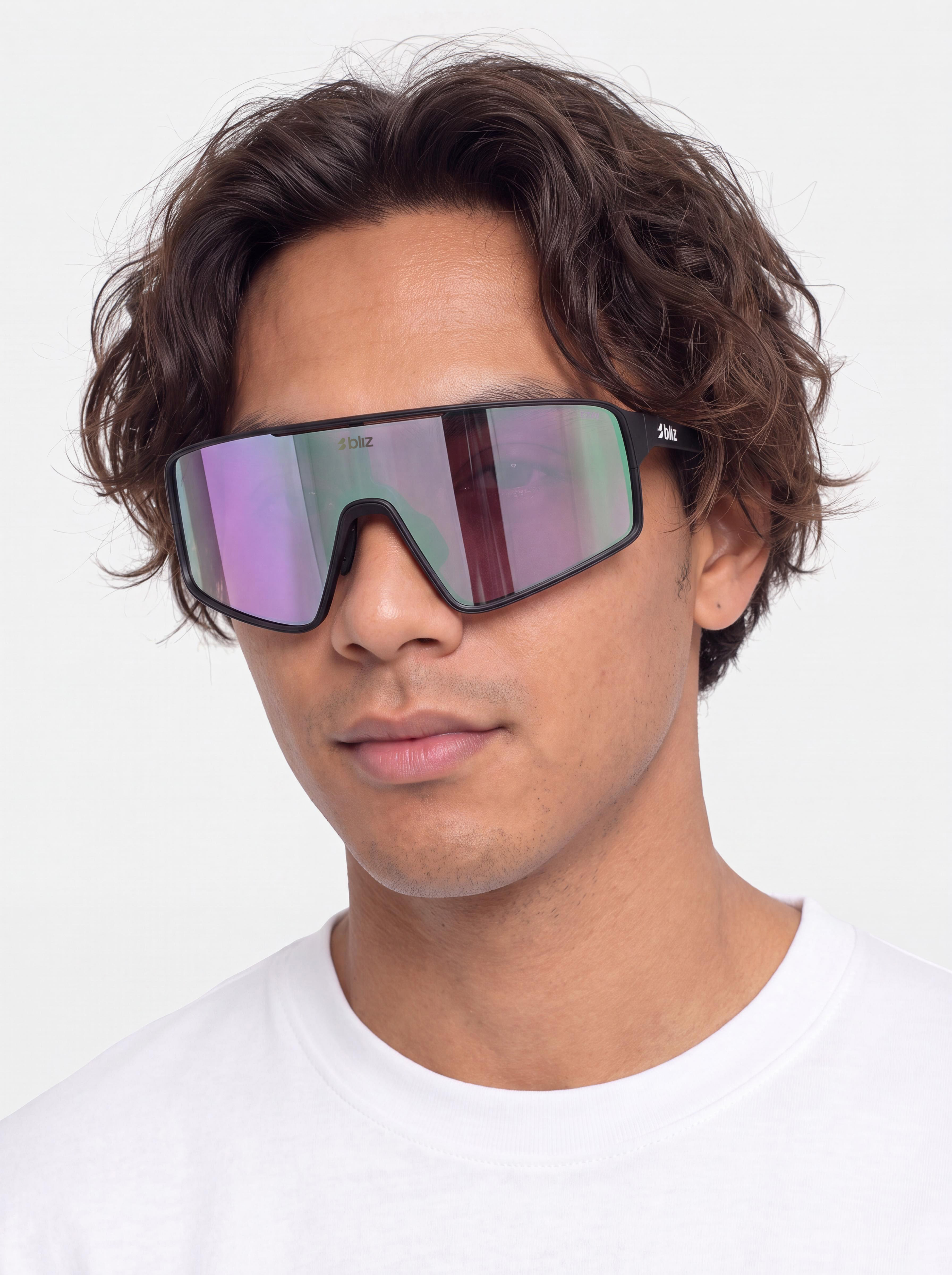 Sluneční brýle Bliz P001 (matt black/nano optics nordic light begonia - violet w blue multi)