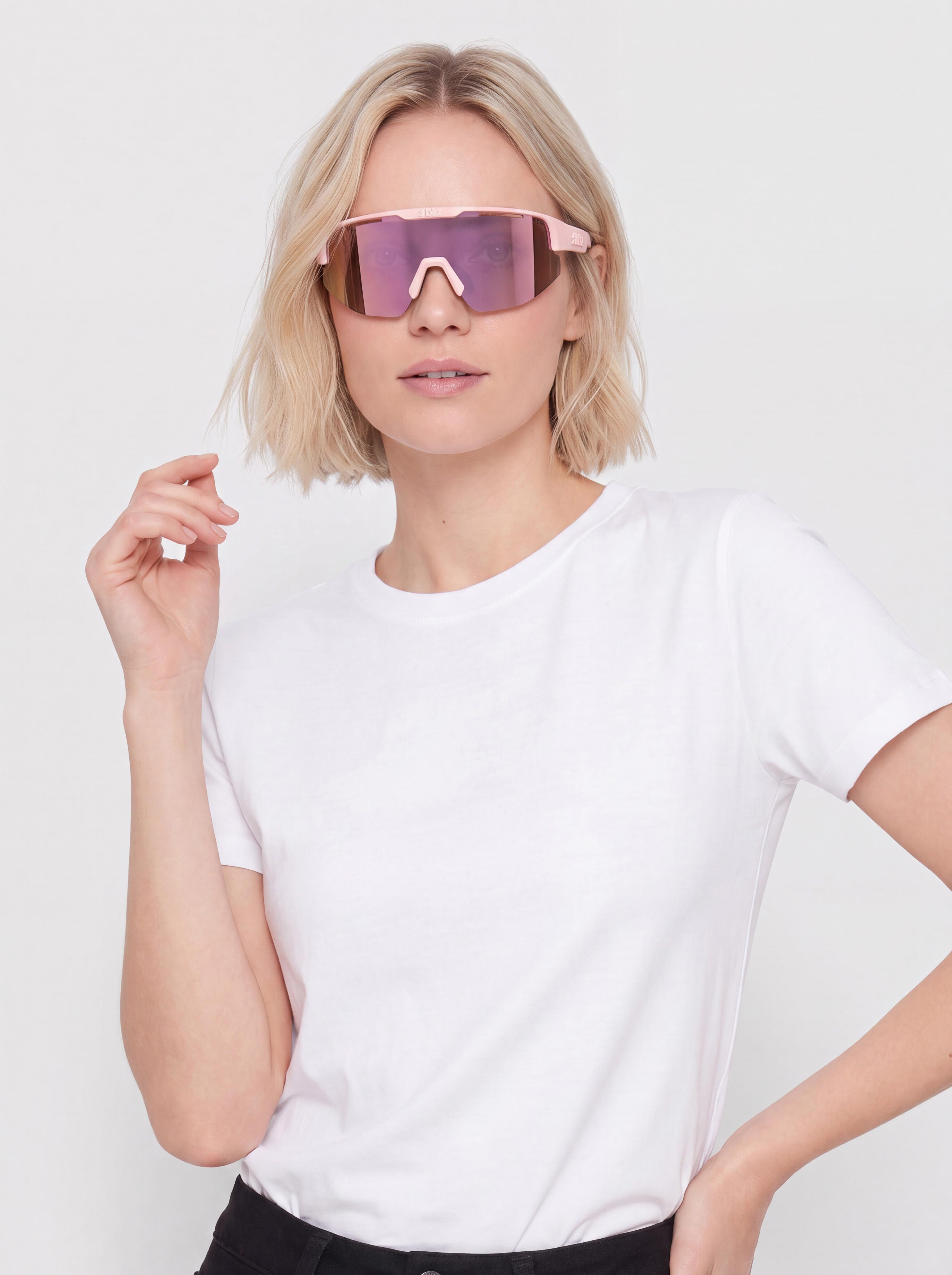 Sluneční brýle Bliz Matrix Small (matt powder pink/brown w rosé multi)