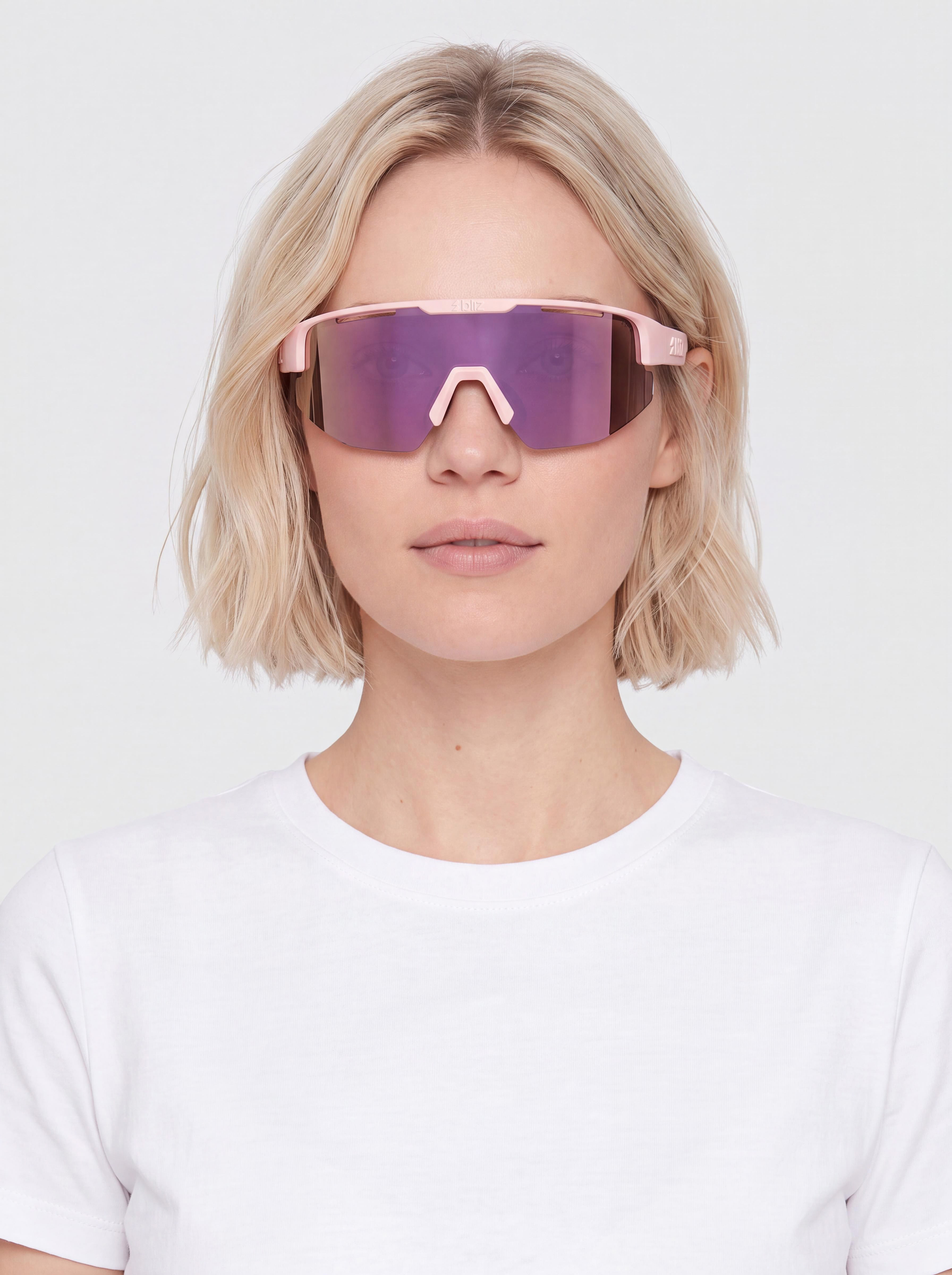 Sluneční brýle Bliz Matrix Small (matt powder pink/brown w rosé multi)