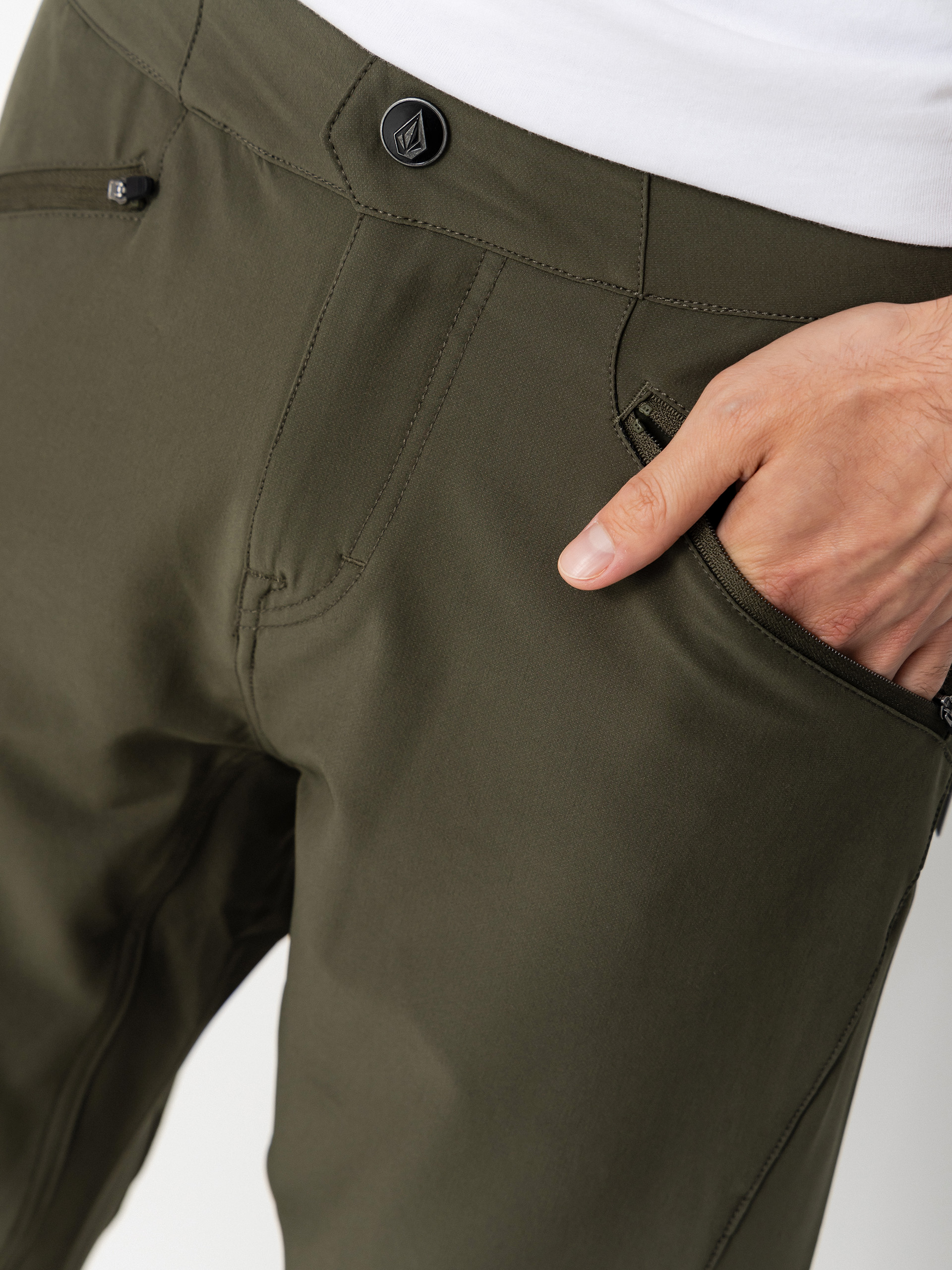 Kalhoty Volcom Trail Ripper (squadron green)
