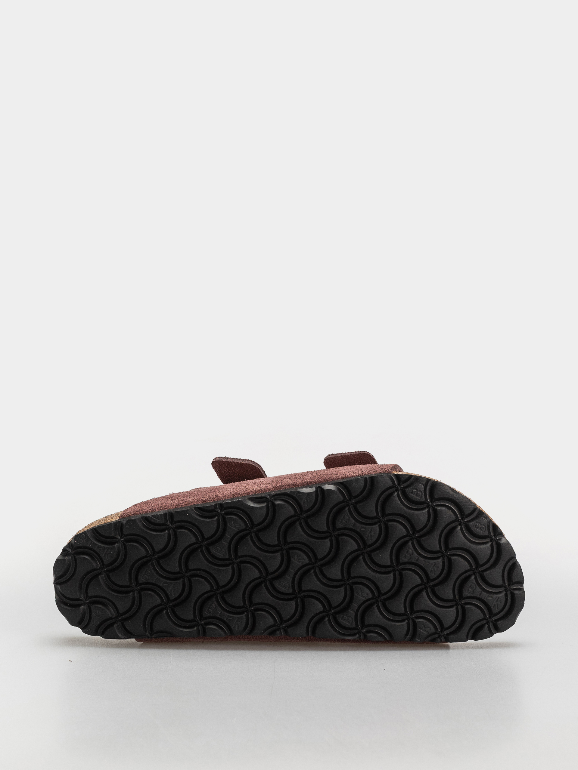 Plážovky Birkenstock Arizona Suede Leather Cushion Buckle Narrow Wmn (pepper)