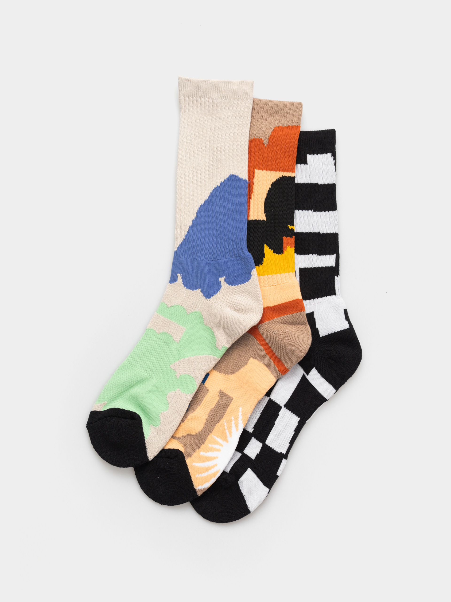 Ponožky Volcom Print Mixer 3Pk (multi)