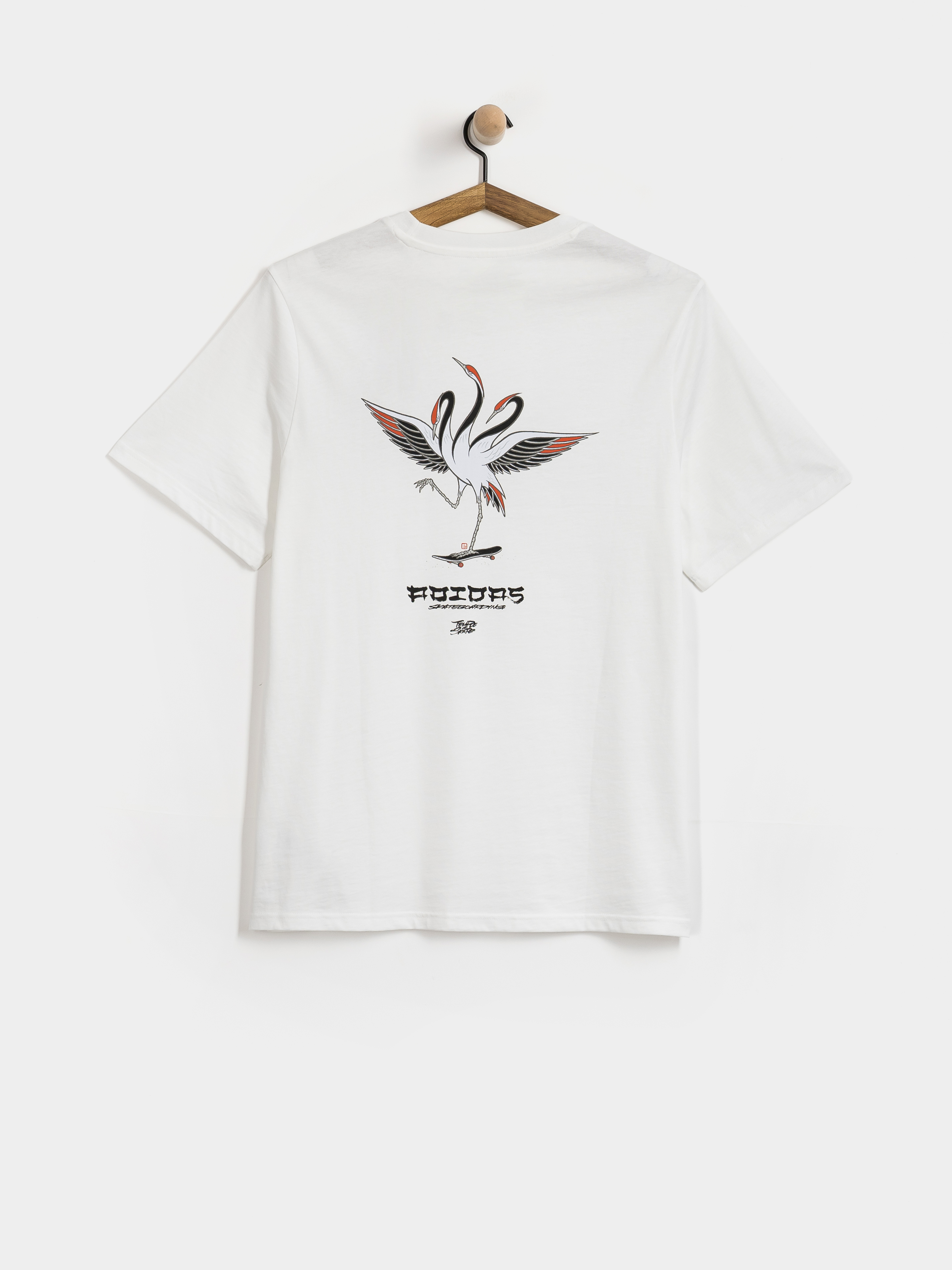 Tričko adidas Tos Crane (white/black)