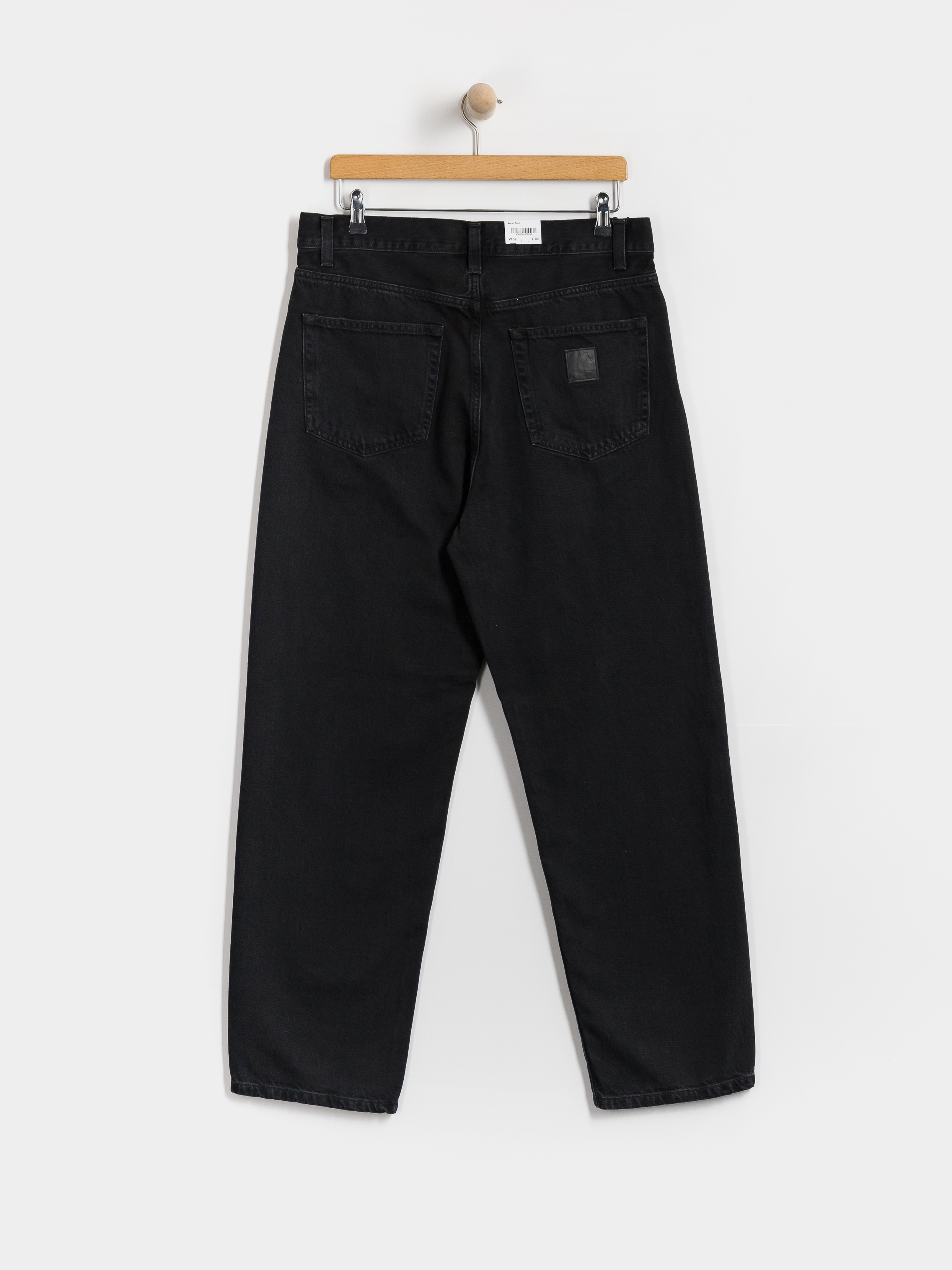 Kalhoty Carhartt WIP Aaron (black/stone washed)