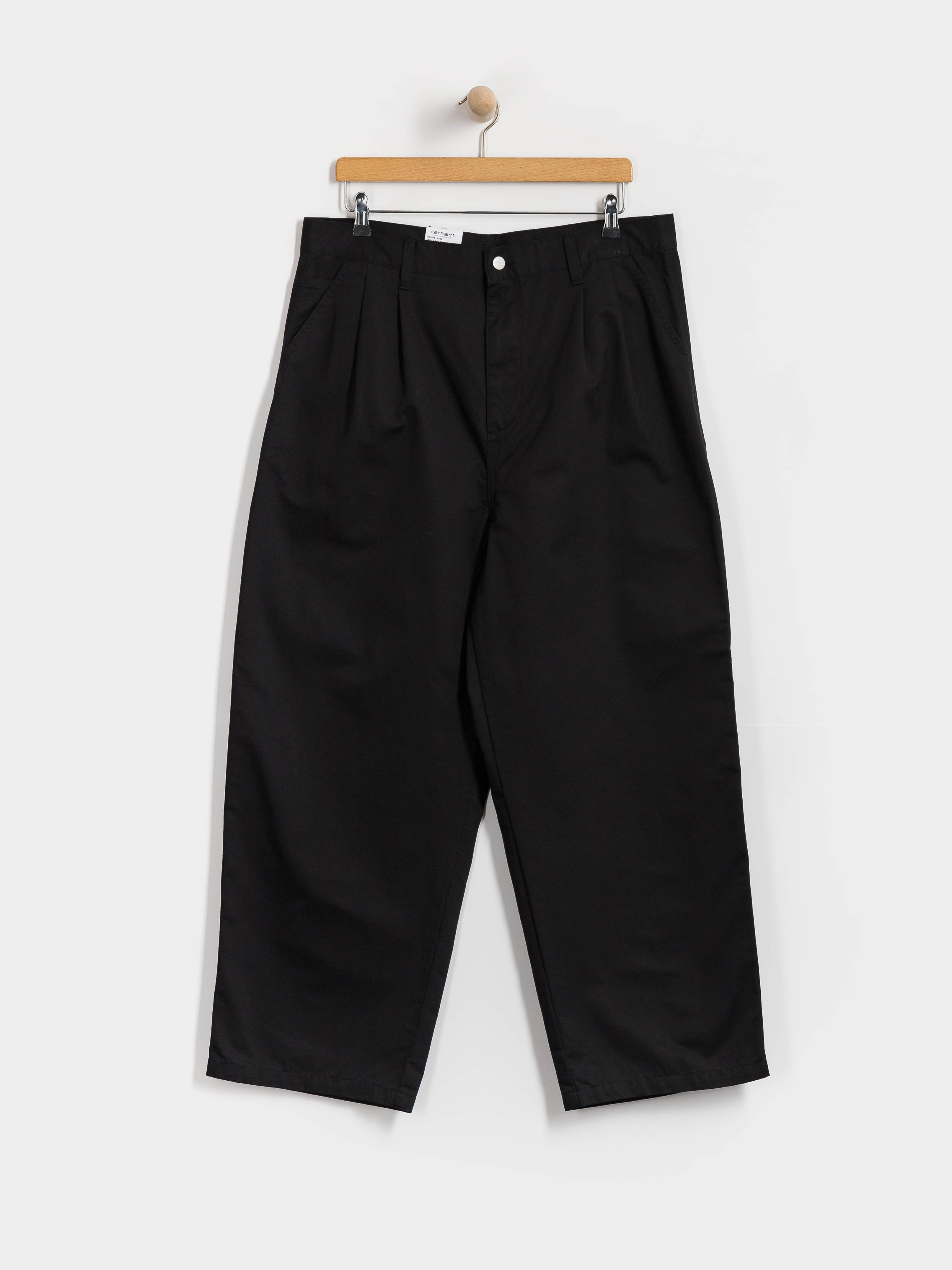 Kalhoty Carhartt WIP Brockman (black/rinsed)