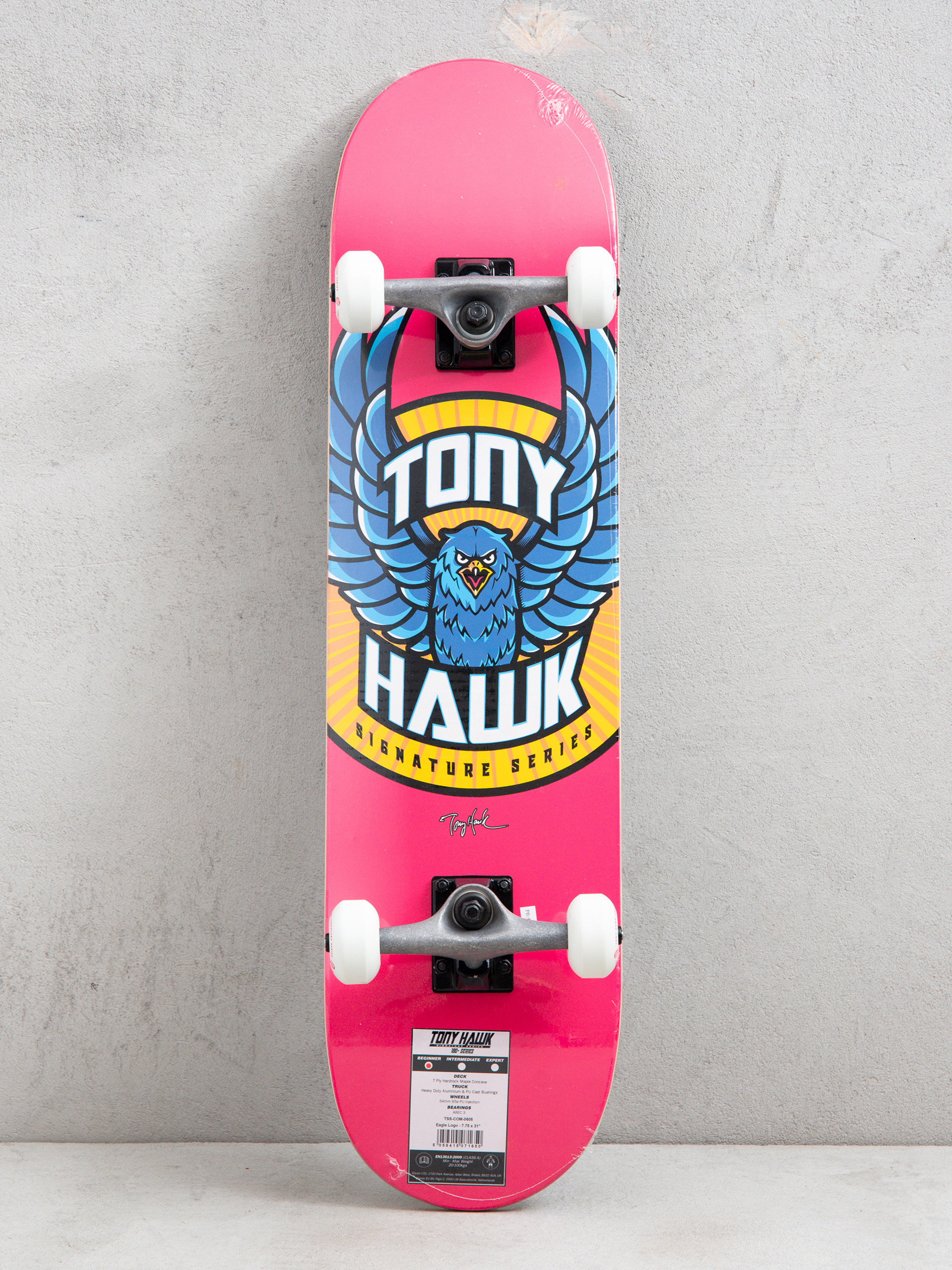 Skateboard Tony Hawk Eagle Logo (pink)