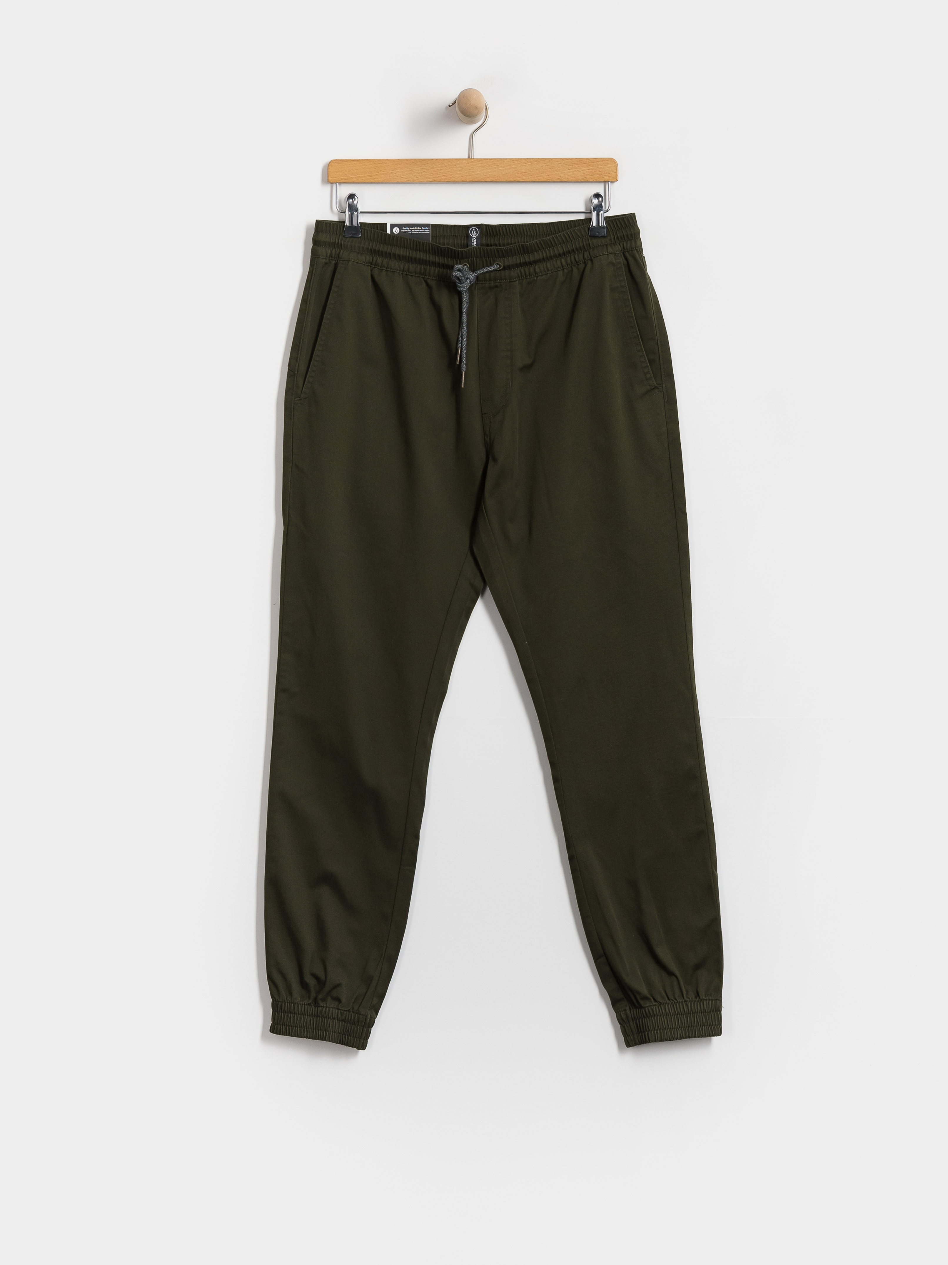 Kalhoty Volcom Frickin Slim Jogger (dark green)
