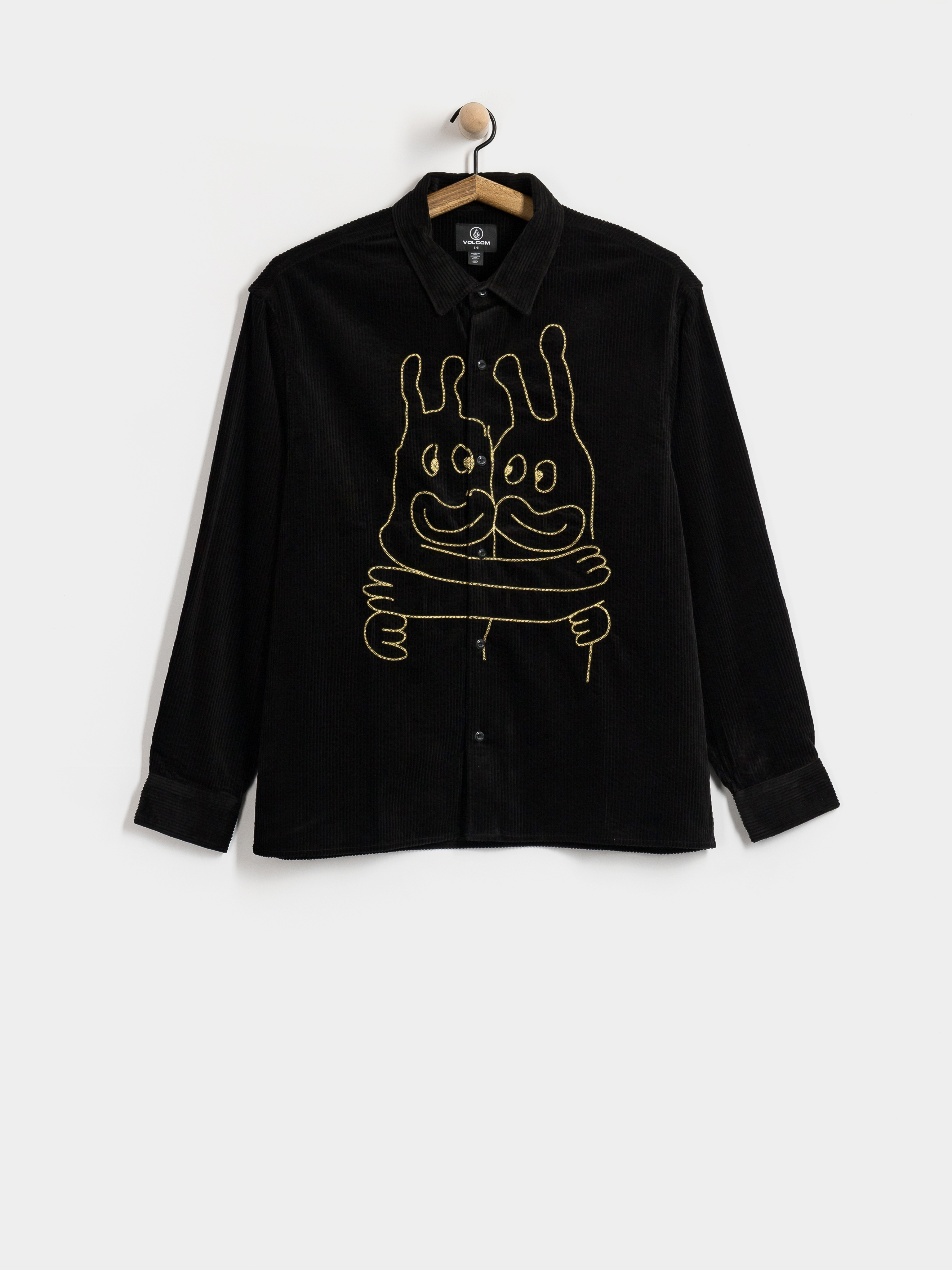 Triko Volcom Fa Ozzy Cord (black)