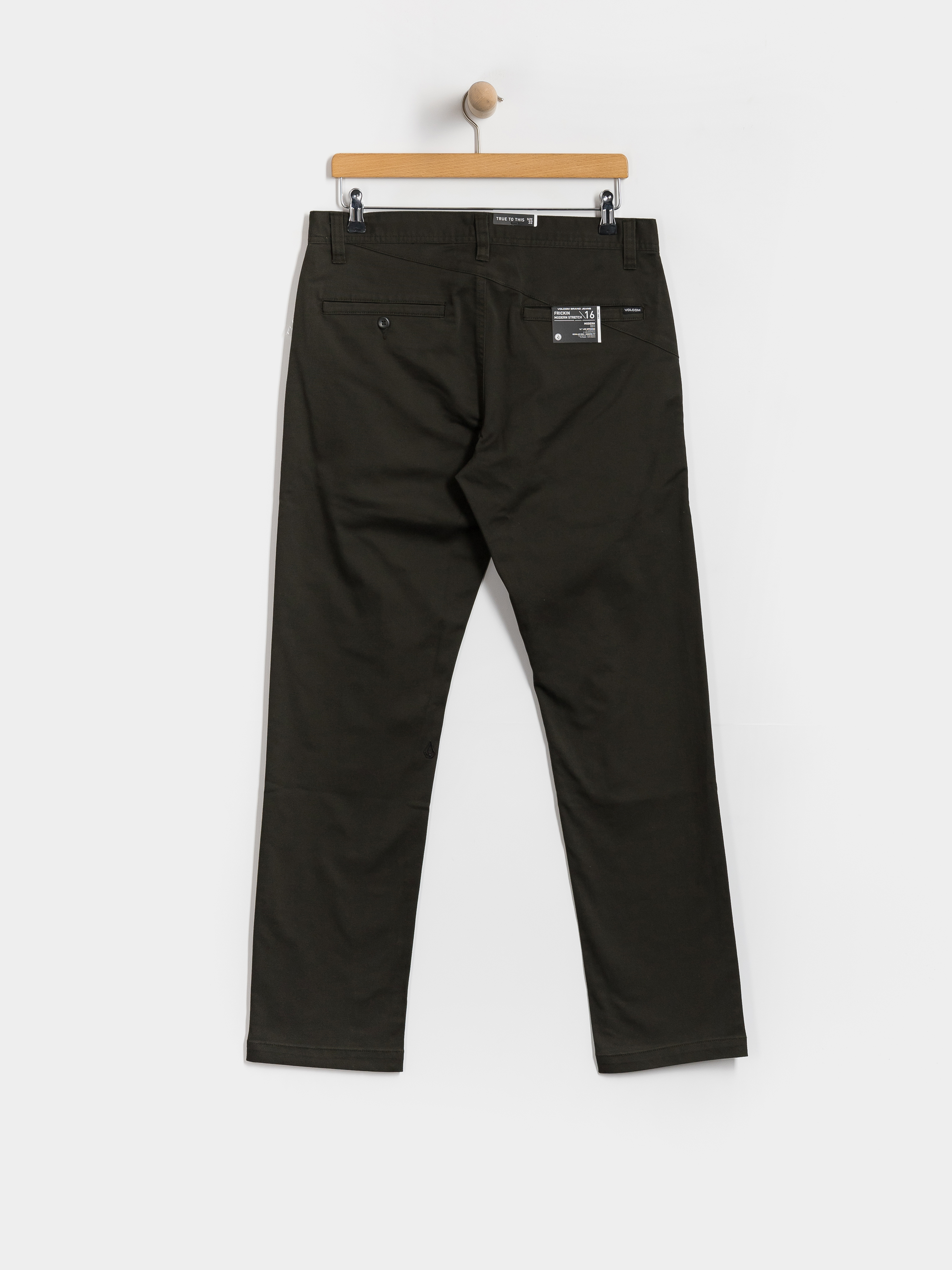 Kalhoty Volcom Frickin Modern Stret (rinsed black)