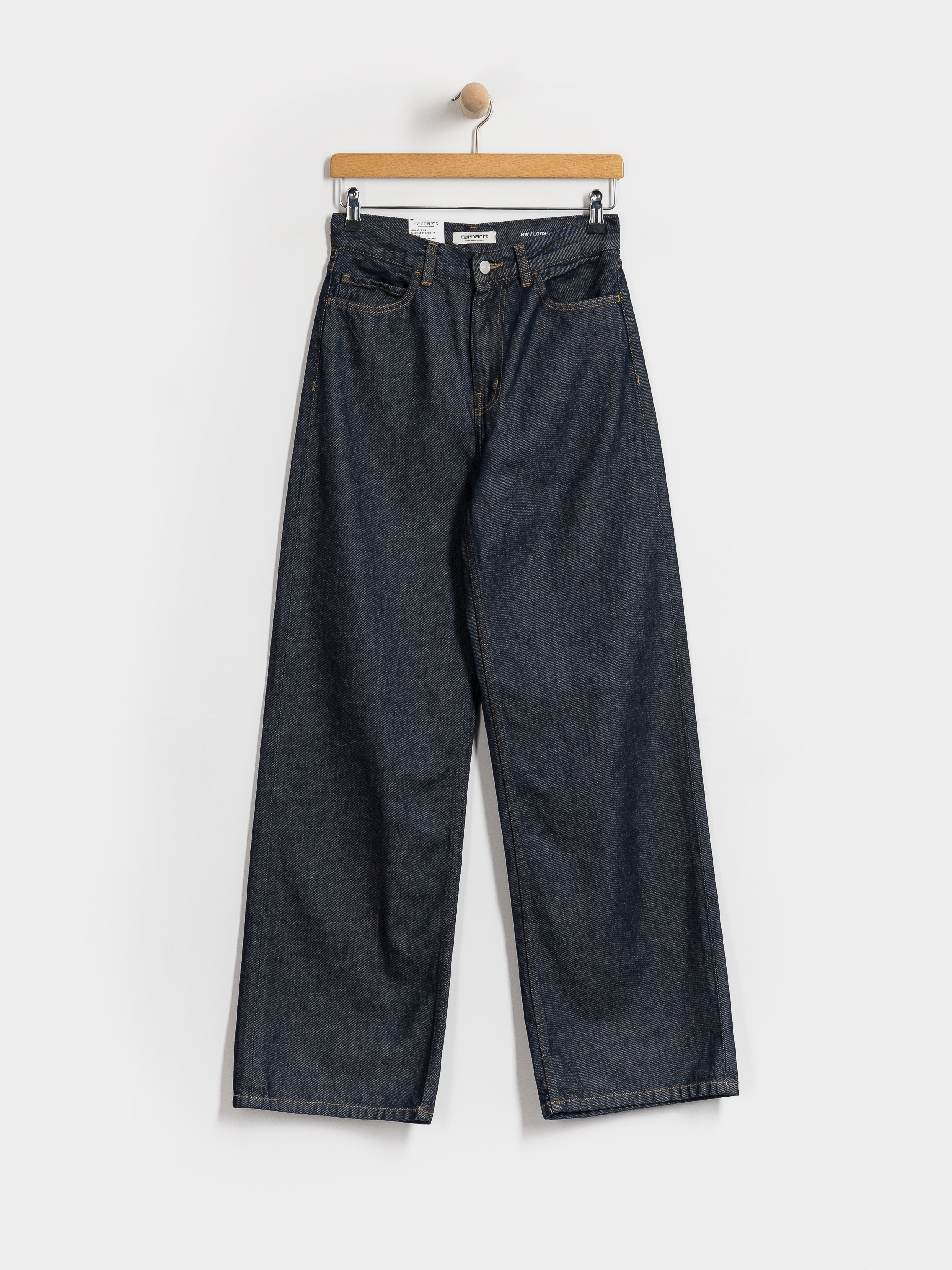 Kalhoty Carhartt WIP Jane Wmn (blue/rinsed)