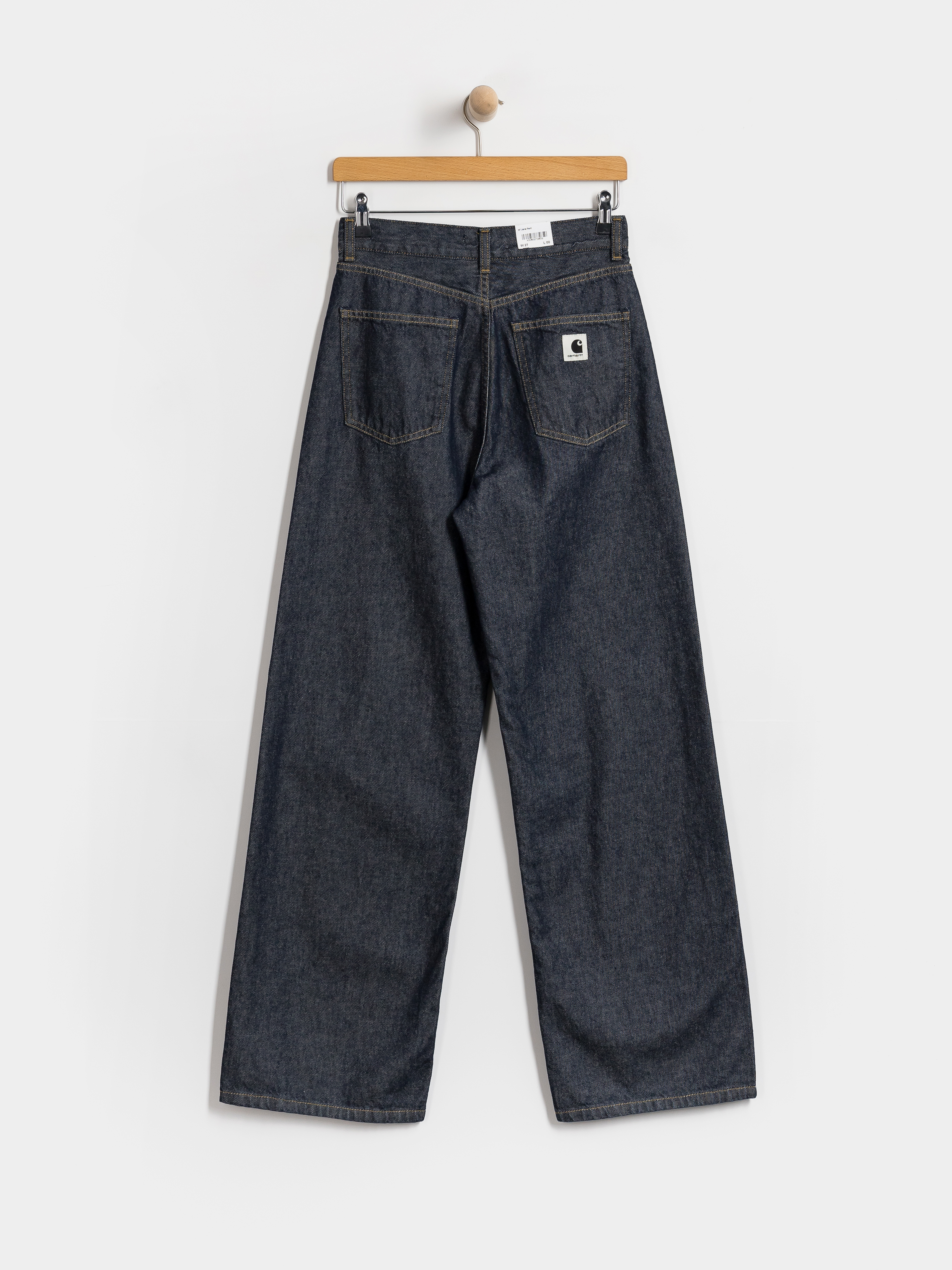 Kalhoty Carhartt WIP Jane Wmn (blue/rinsed)