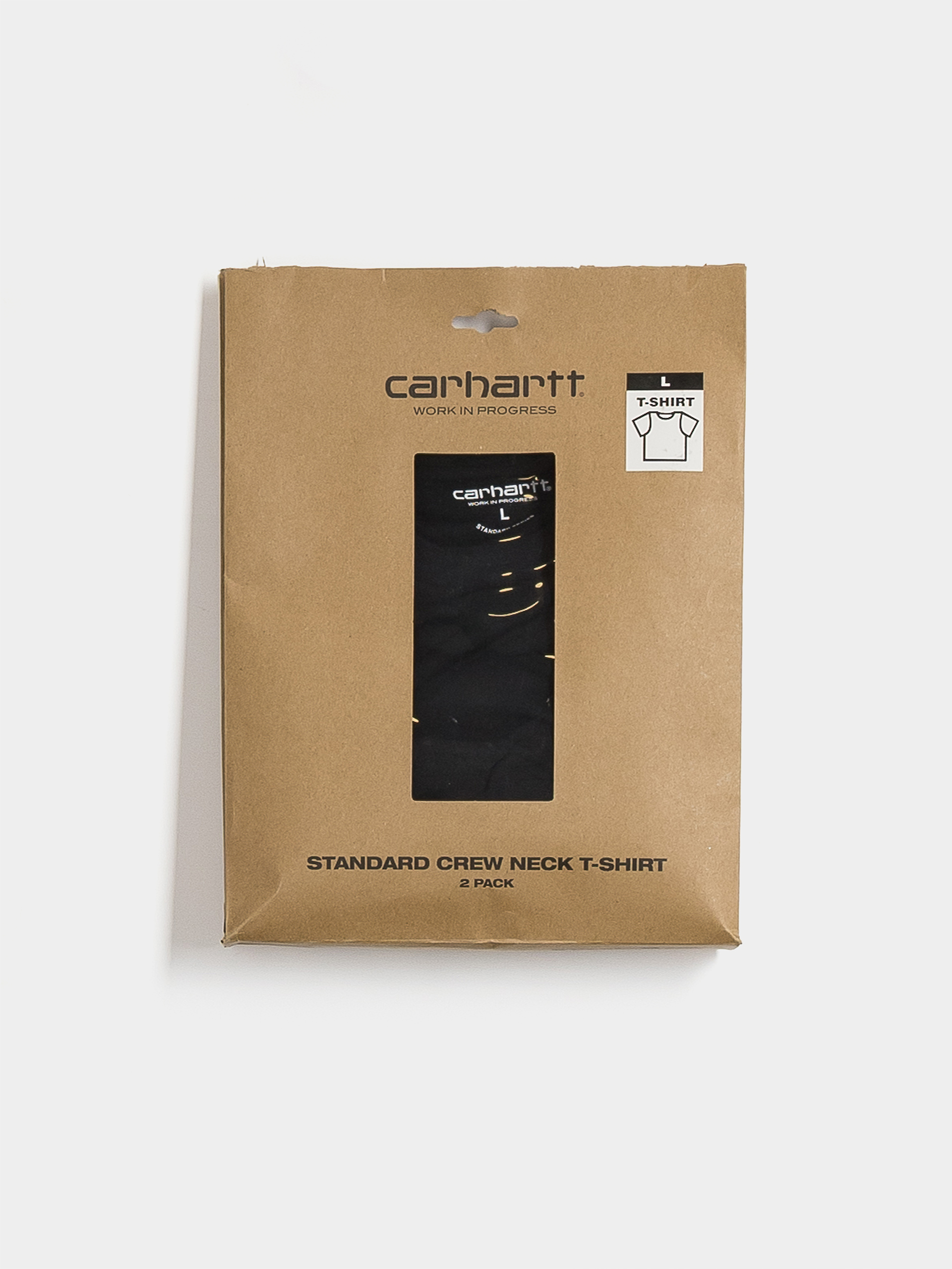 Tričko Carhartt WIP Standard 2 pack (black/black)