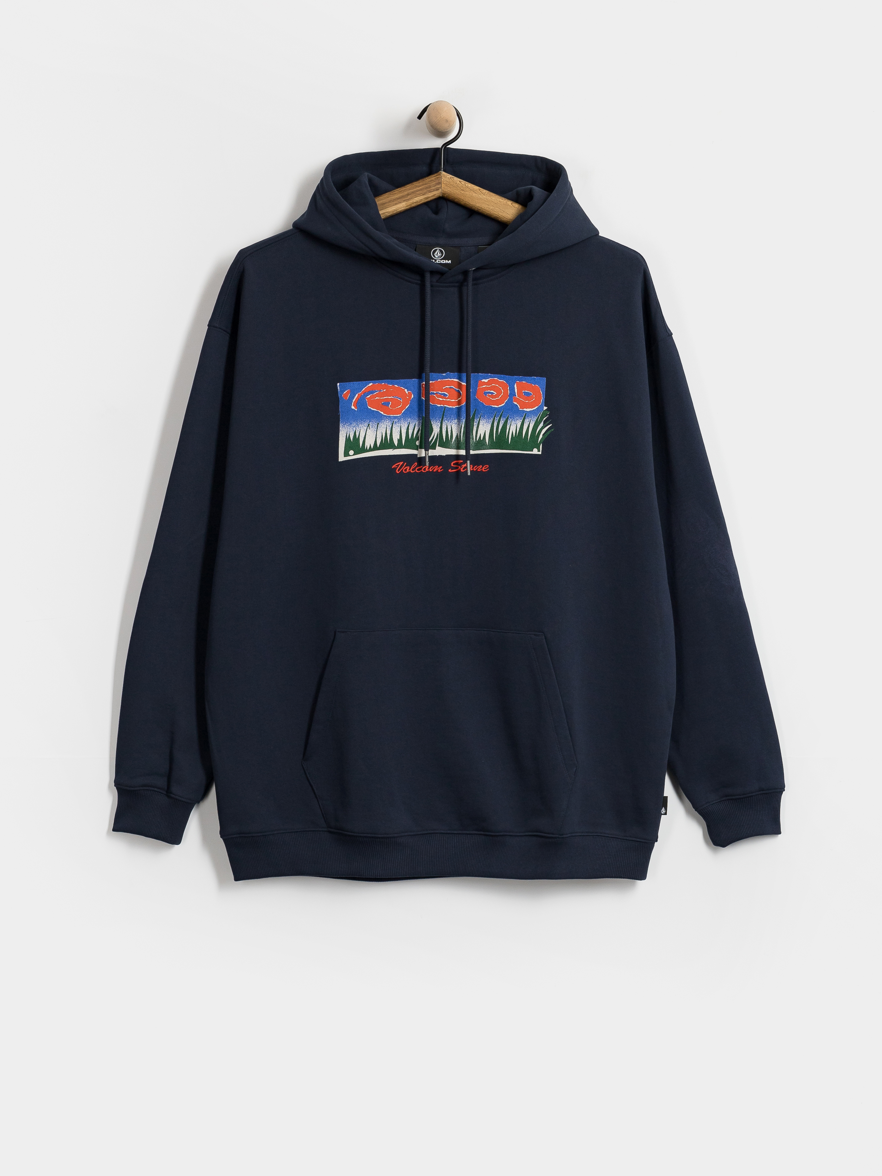 Mikina s kapucí Volcom Fa Carrau HD (marine)