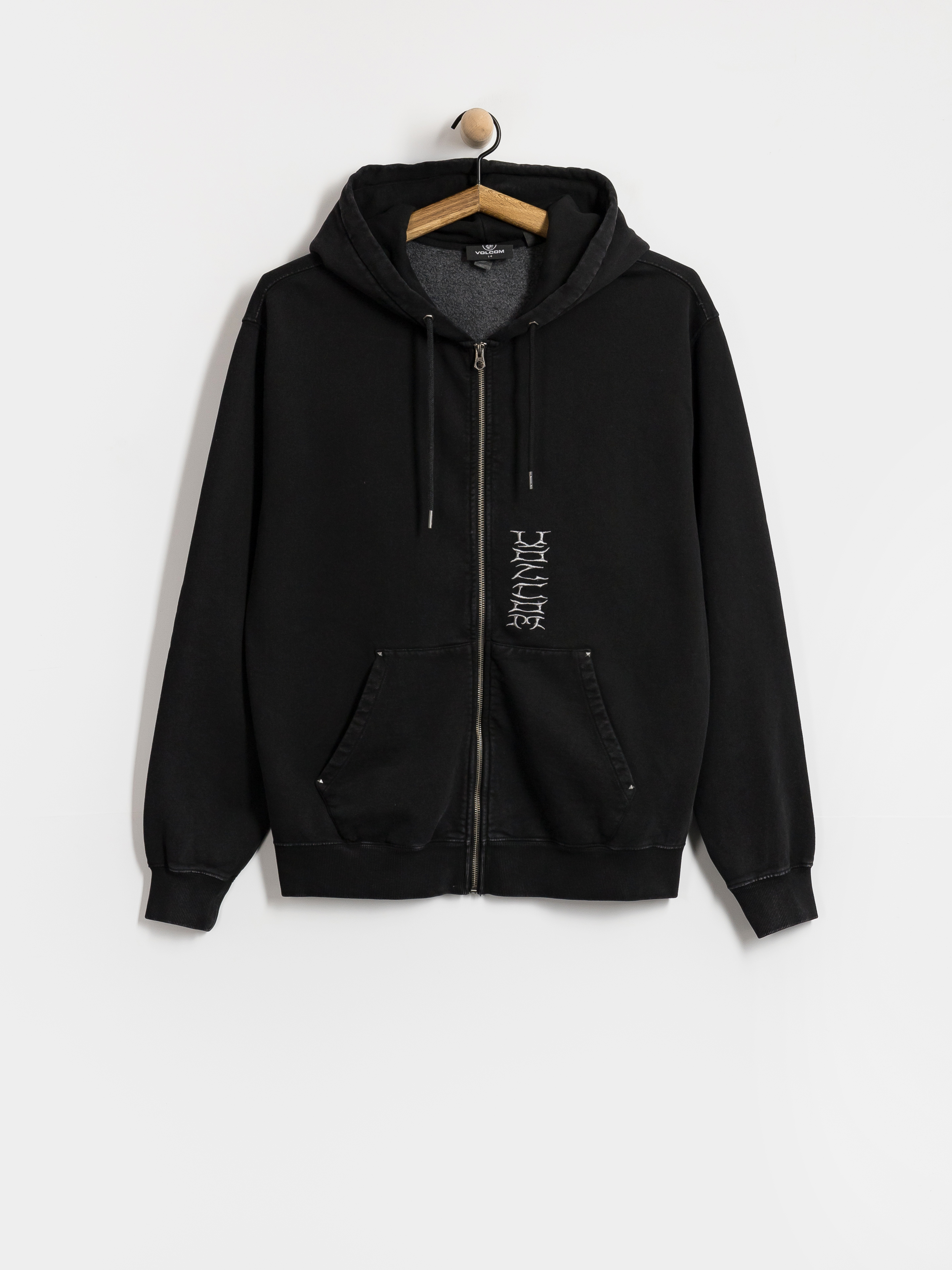 Mikina s kapucí Volcom Studder ZHD (black)