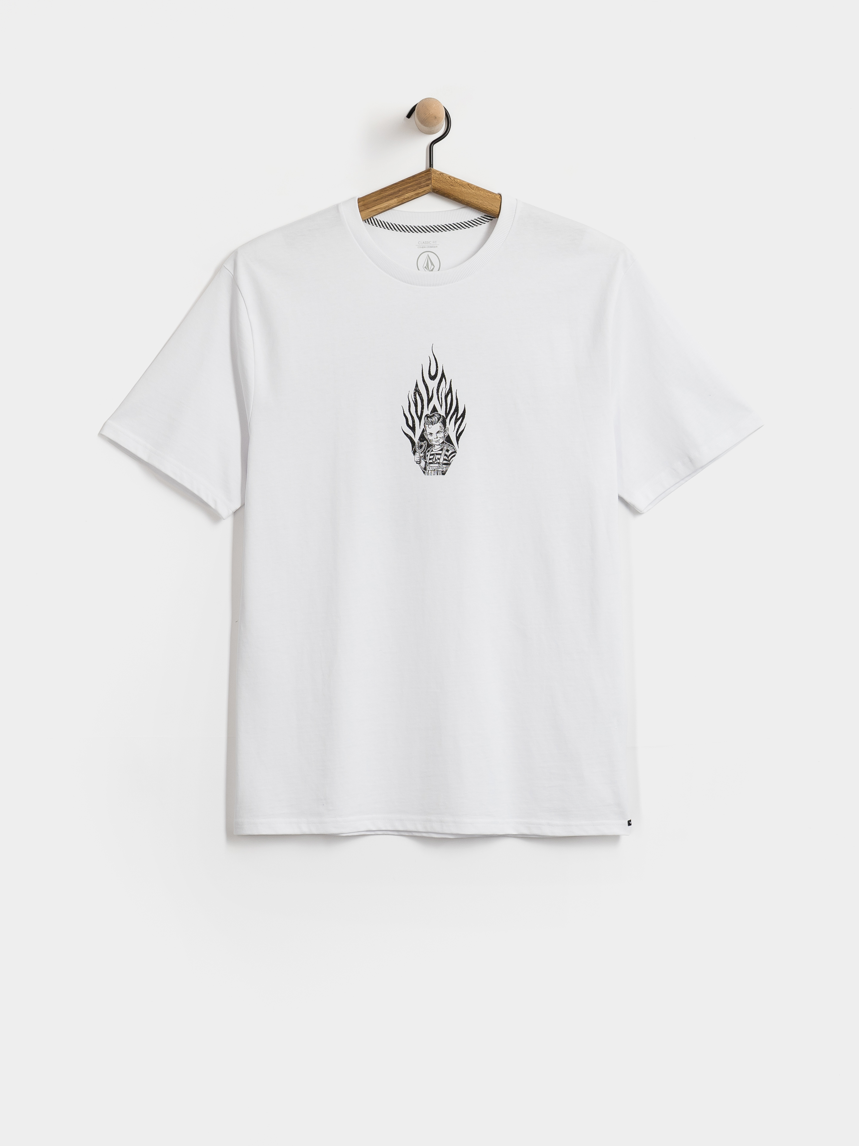 Tričko Volcom Firecar (white)
