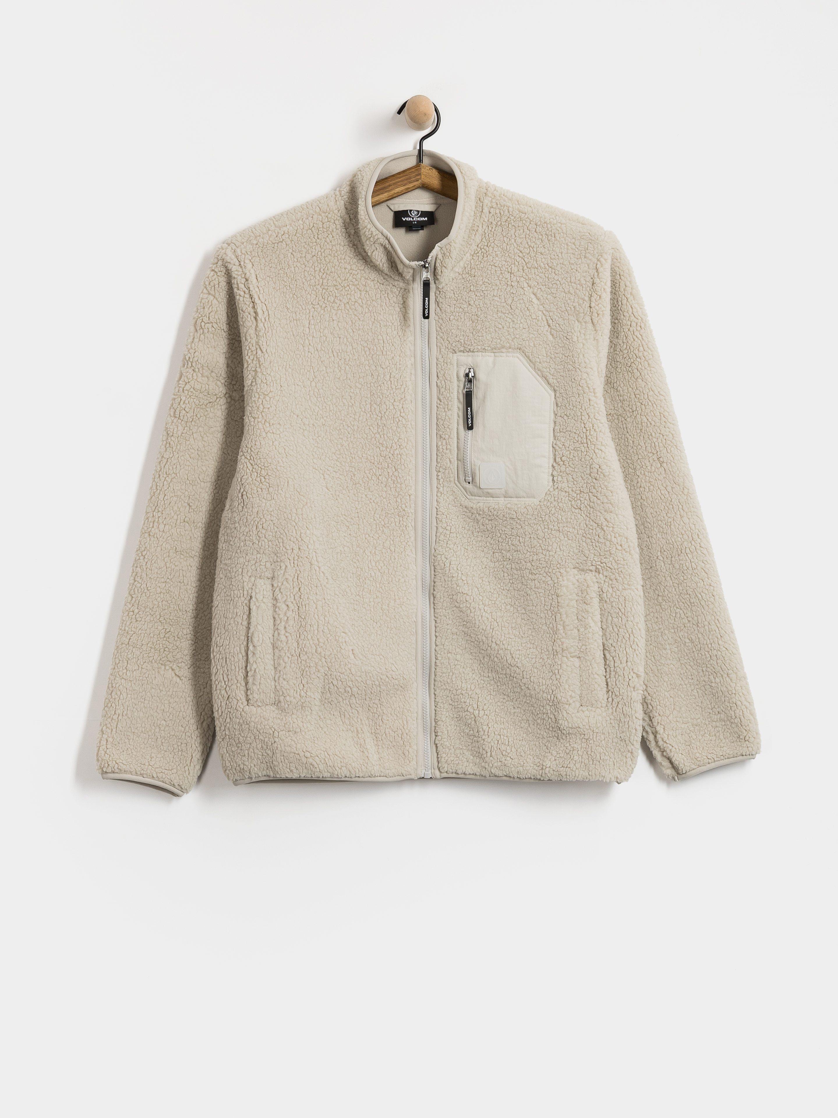 Mikina s kapucí Volcom Muzzerr Fuzzar ZHD (stone)