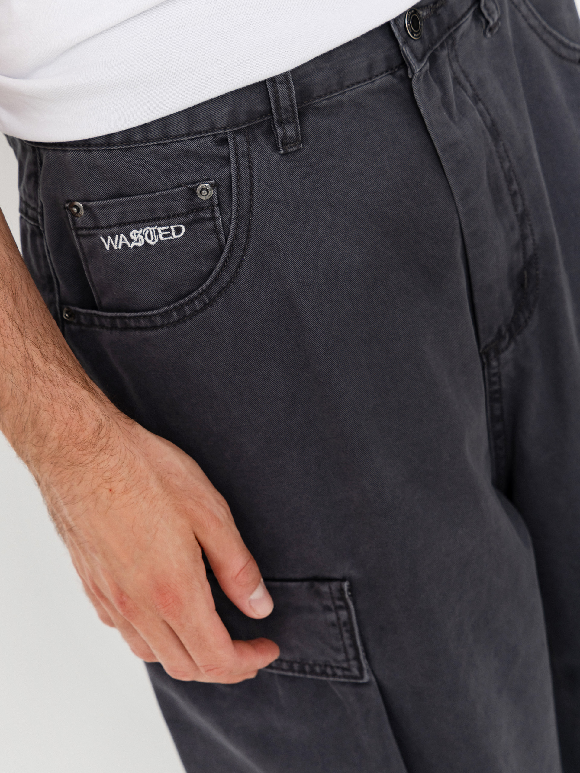 Kraťasy Wasted Paris Grant (faded black)