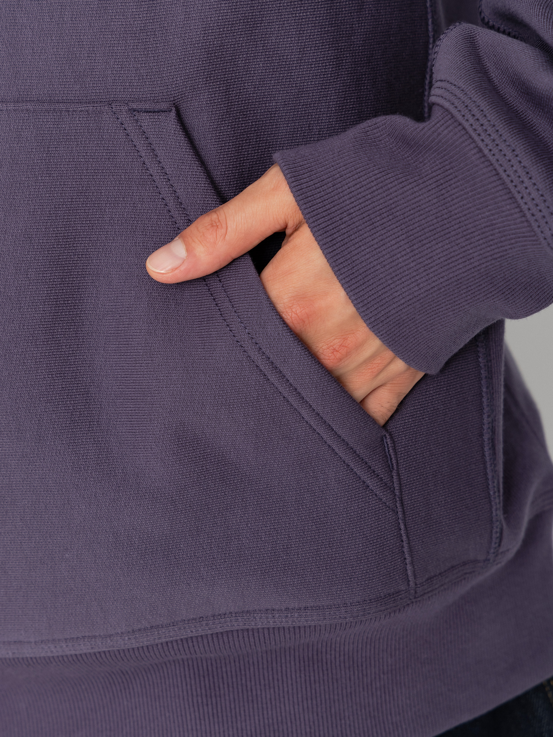 Mikina s kapucí Carhartt WIP American Script HD (shady purple)