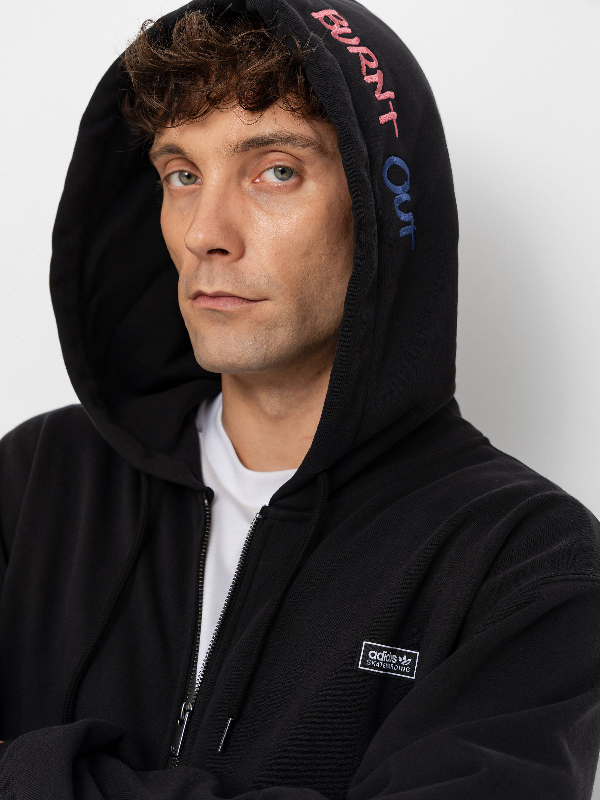 Mikina s kapucí adidas Gonz Graph HD (black)