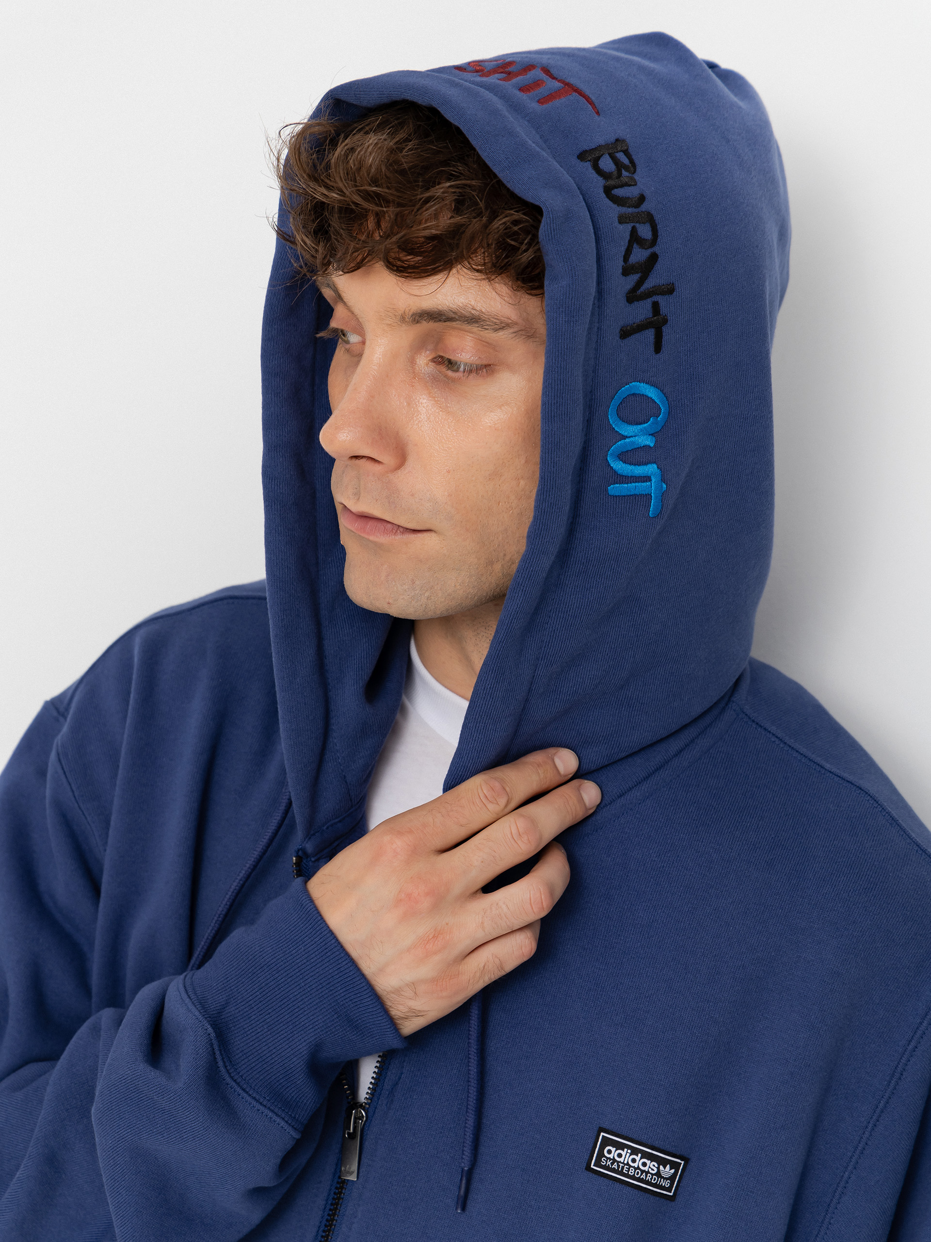 Mikina s kapucí adidas Gonz Graph HD (mutprp)