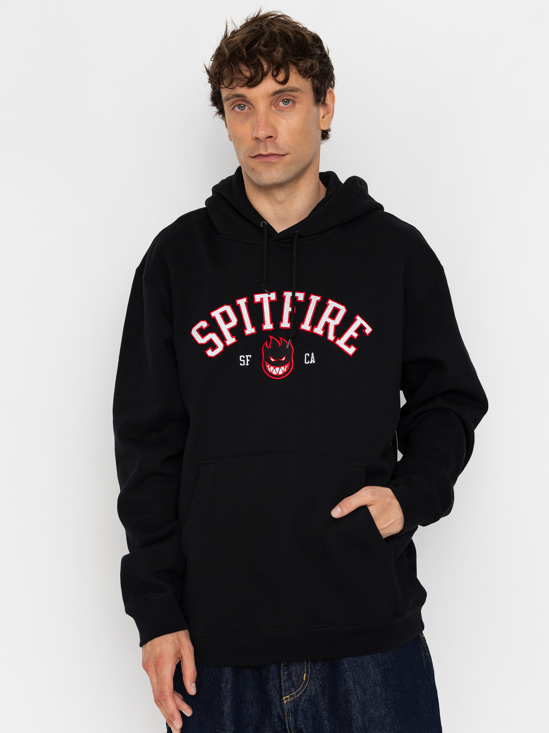 Mikina s kapucí Spitfire Team Bighead HD