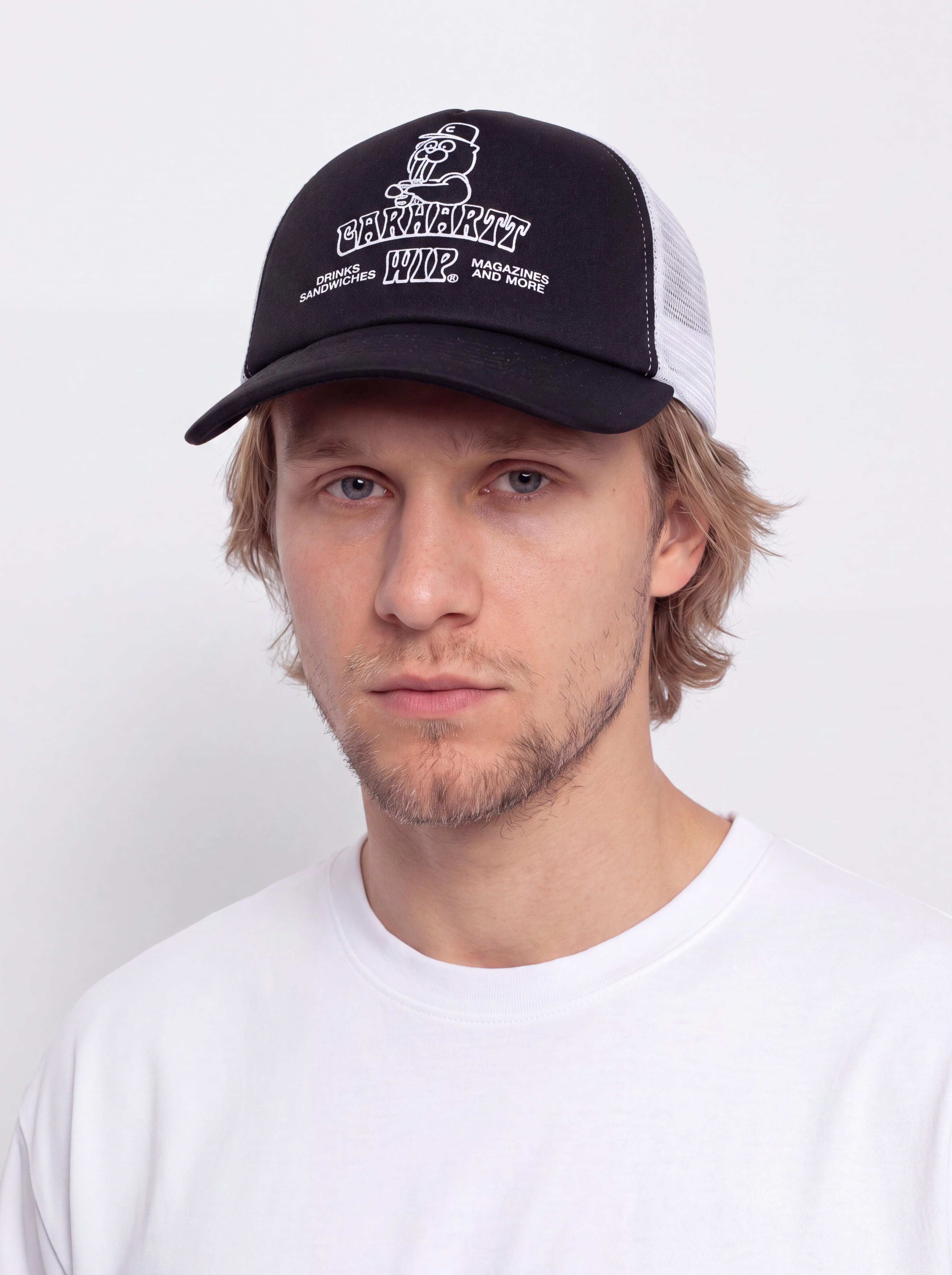 Kšiltovka  Carhartt WIP Sandwich Trucker (black)