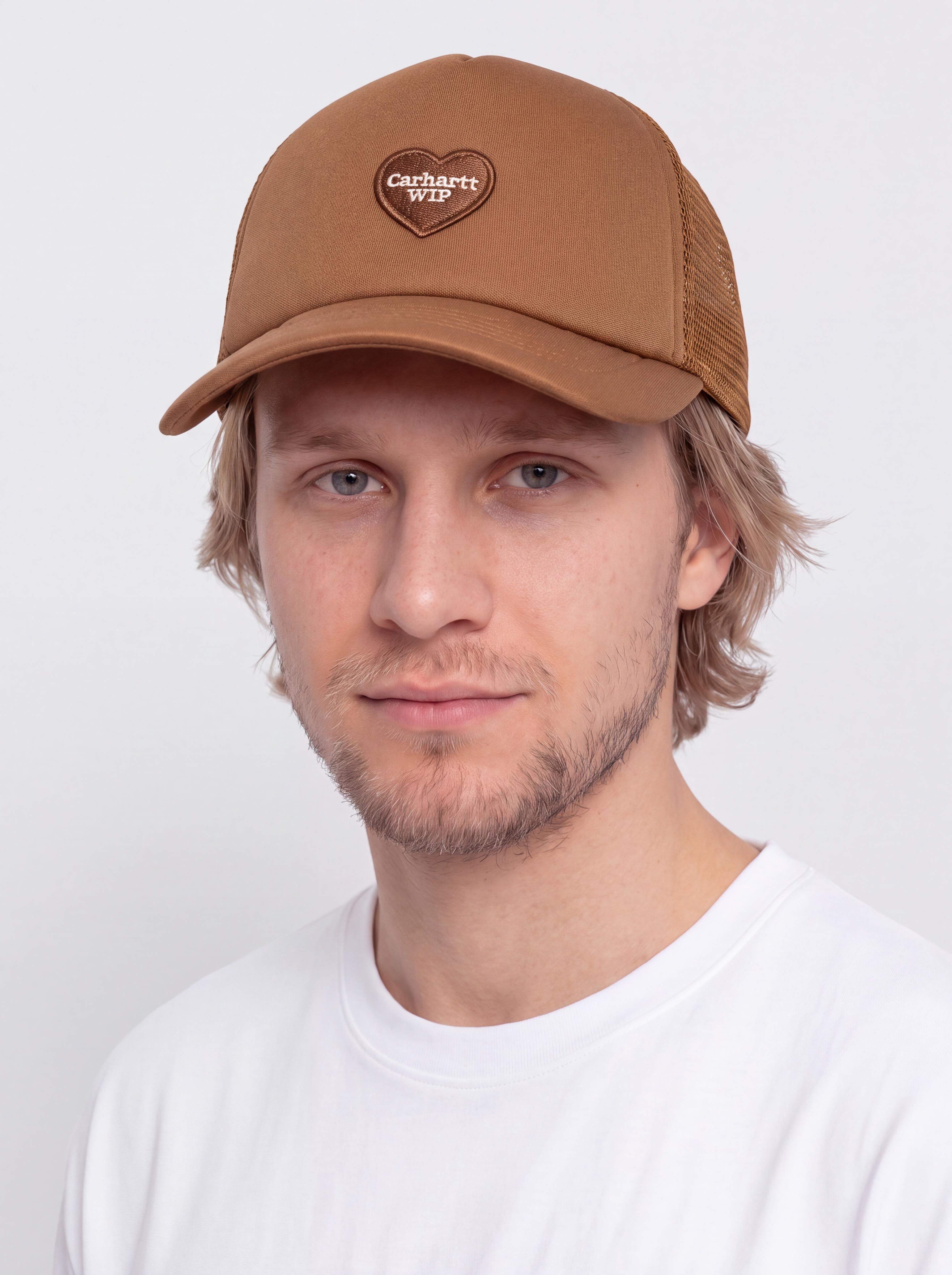 Kšiltovka  Carhartt WIP Heart Patch Trucker (hamilton brown)