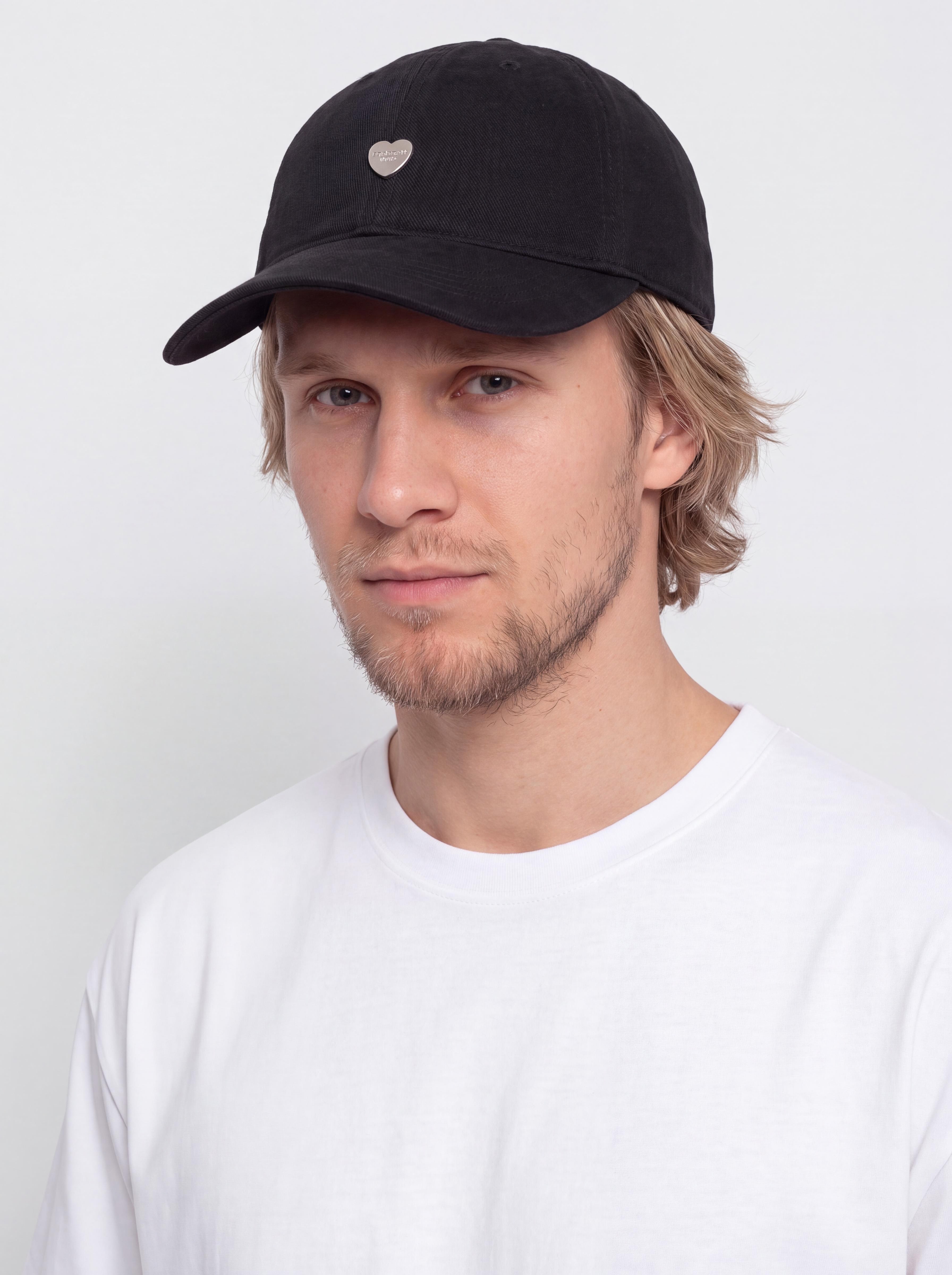 Kšiltovka  Carhartt WIP Heart Metal (black/silver)